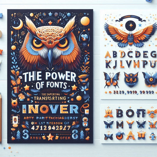 The Power of Fonts - Transforming Editable Party Invitation Cards