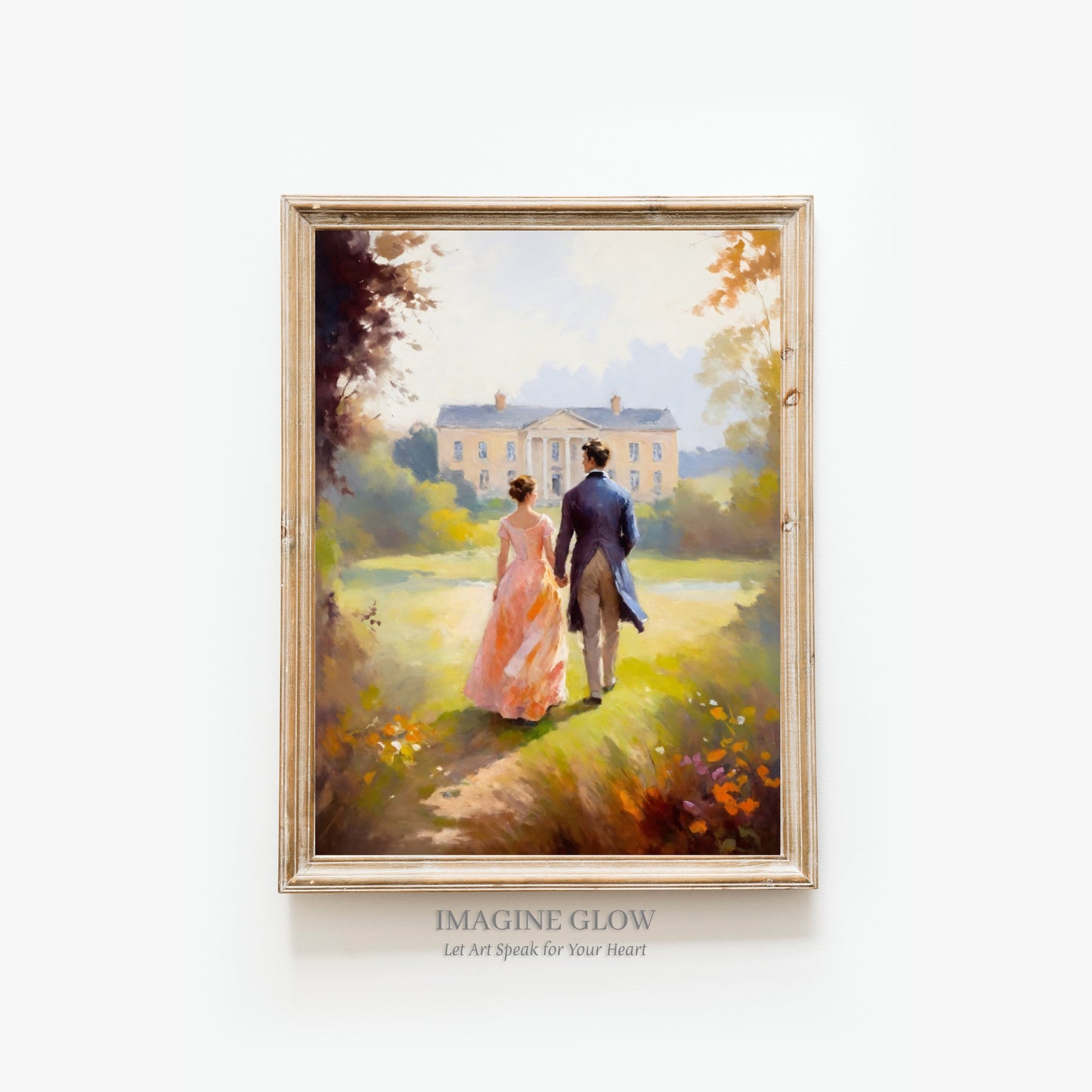 Timeless vintage poster featuring Pride and Prejudice for home decoration