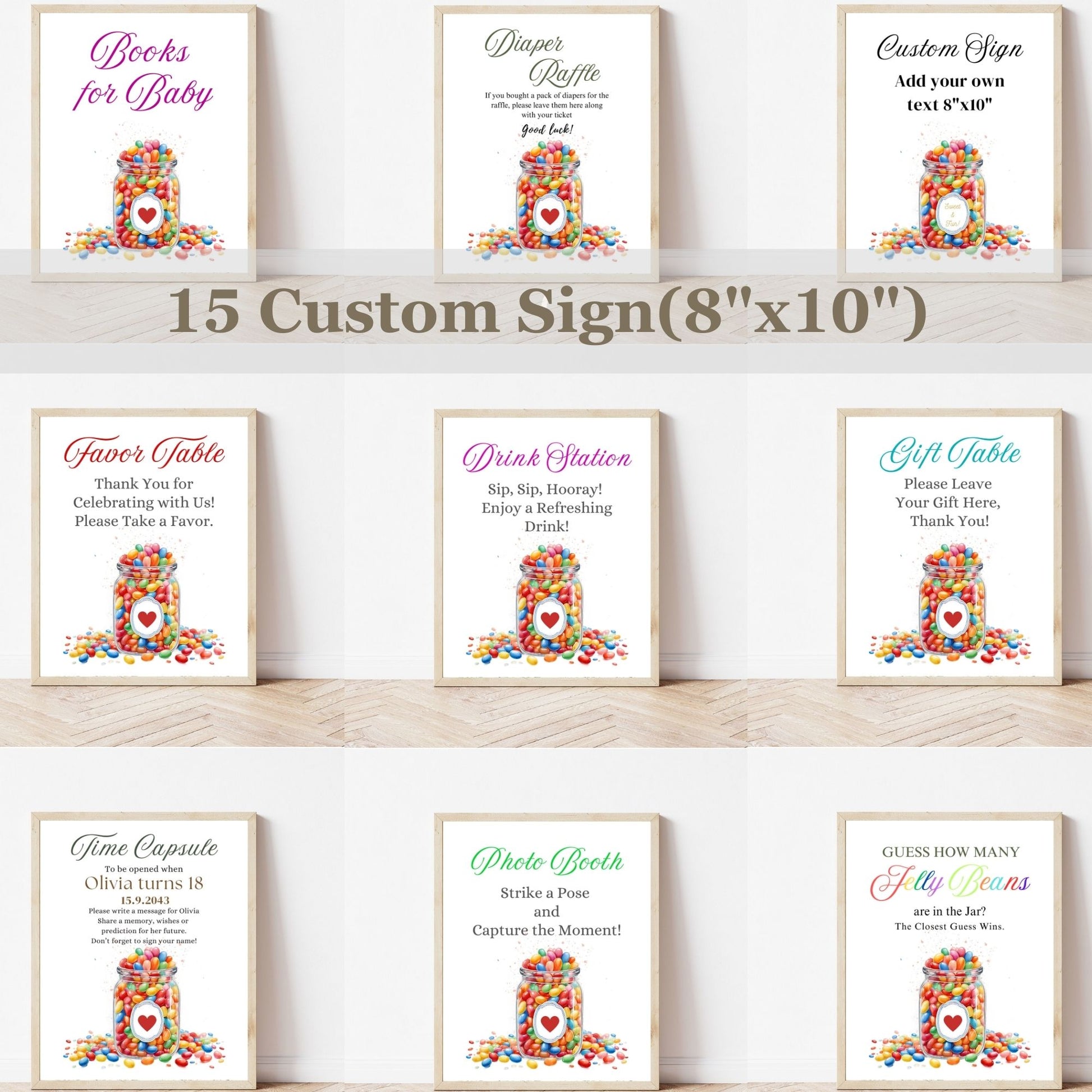 15 Ready to Print Table Sign