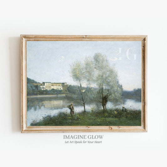 Printable vintage Ville-d'Avray art for classic home decor