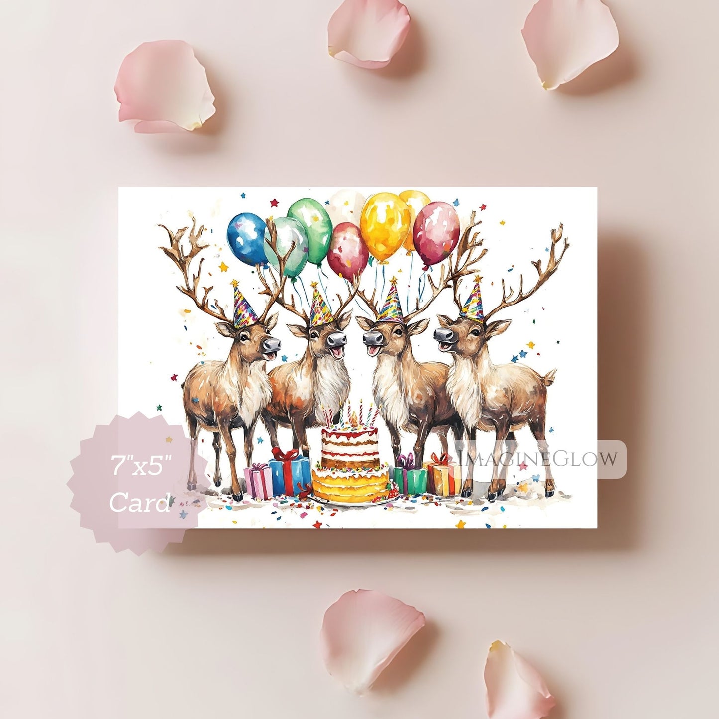 reindeer birthday card
cute reindeer birthday card
holiday birthday card reindeer
