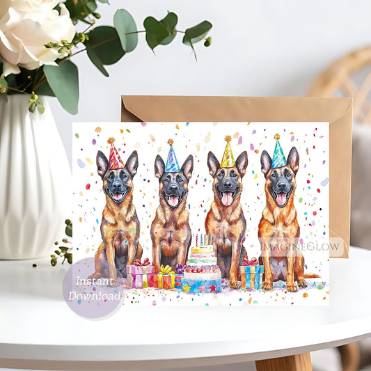 belgian malinois birthday card
printable belgian malinois greeting card