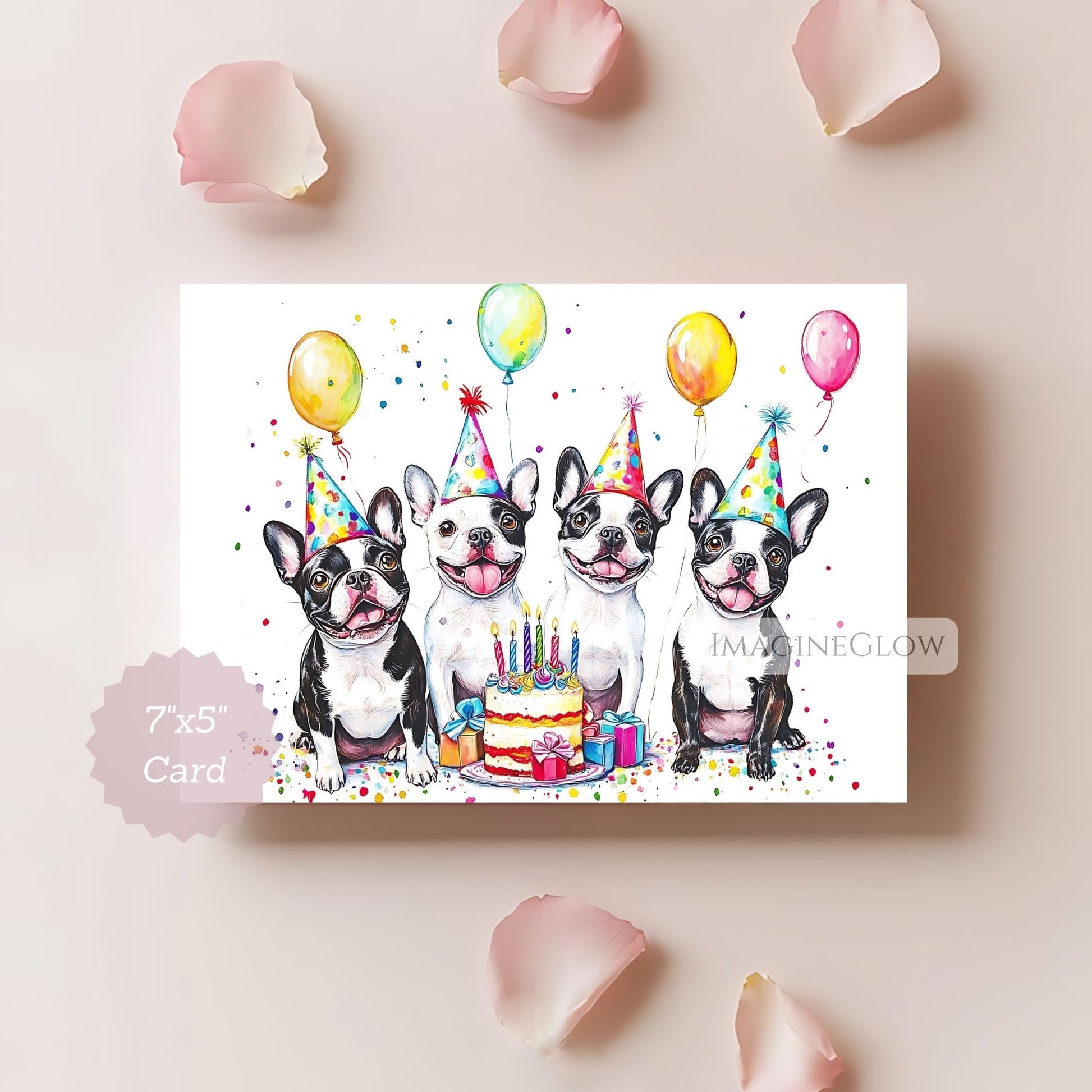 funny boston terrier dog card
boston terrier happy birthday card