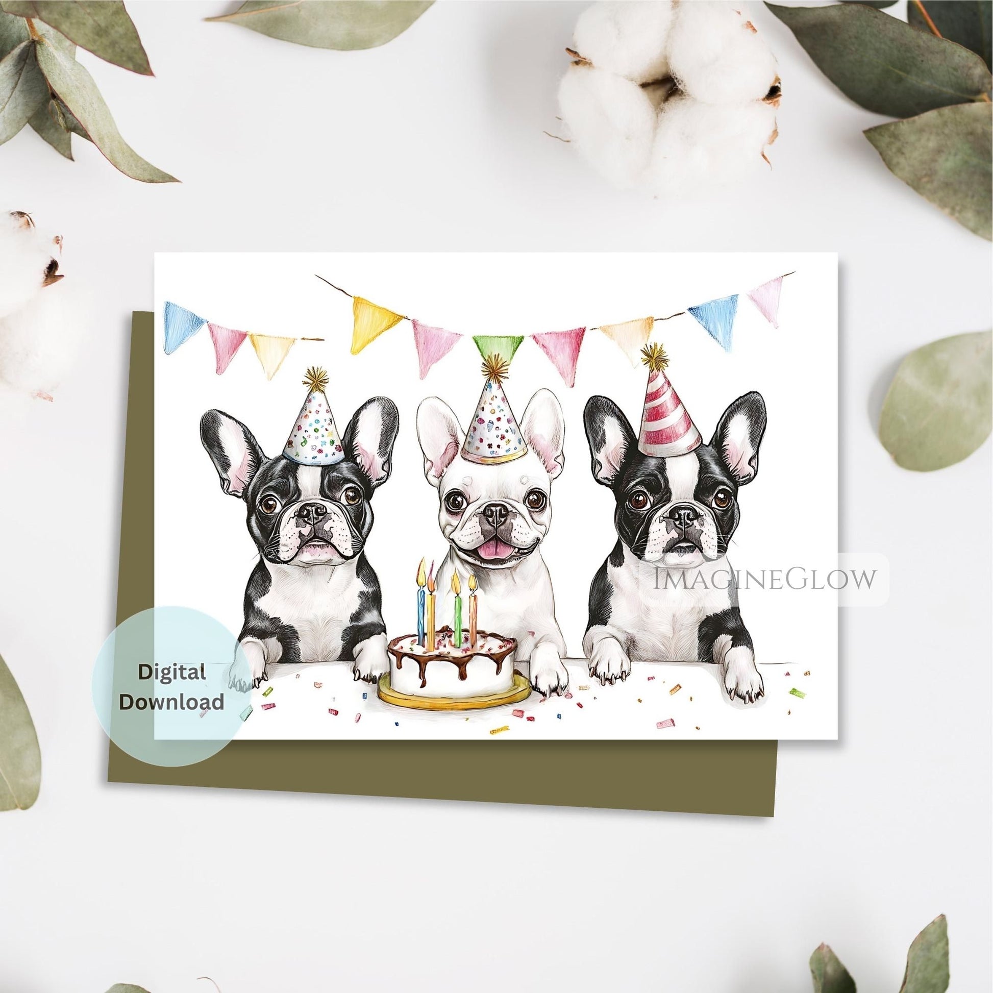 dog lover birthday card
boston terrier happy birthday card