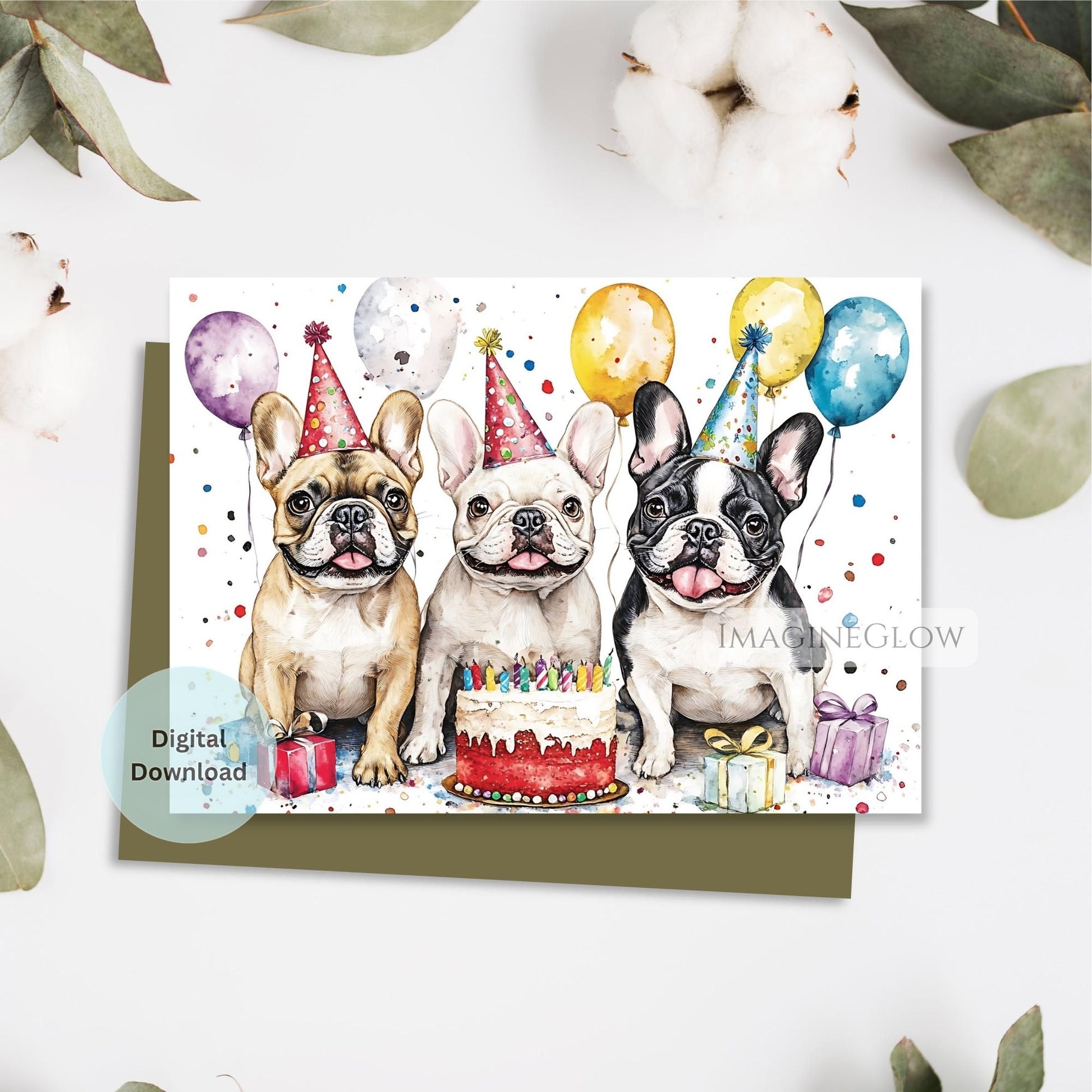 bulldog birthday card printable
cute bulldog dog birthday card