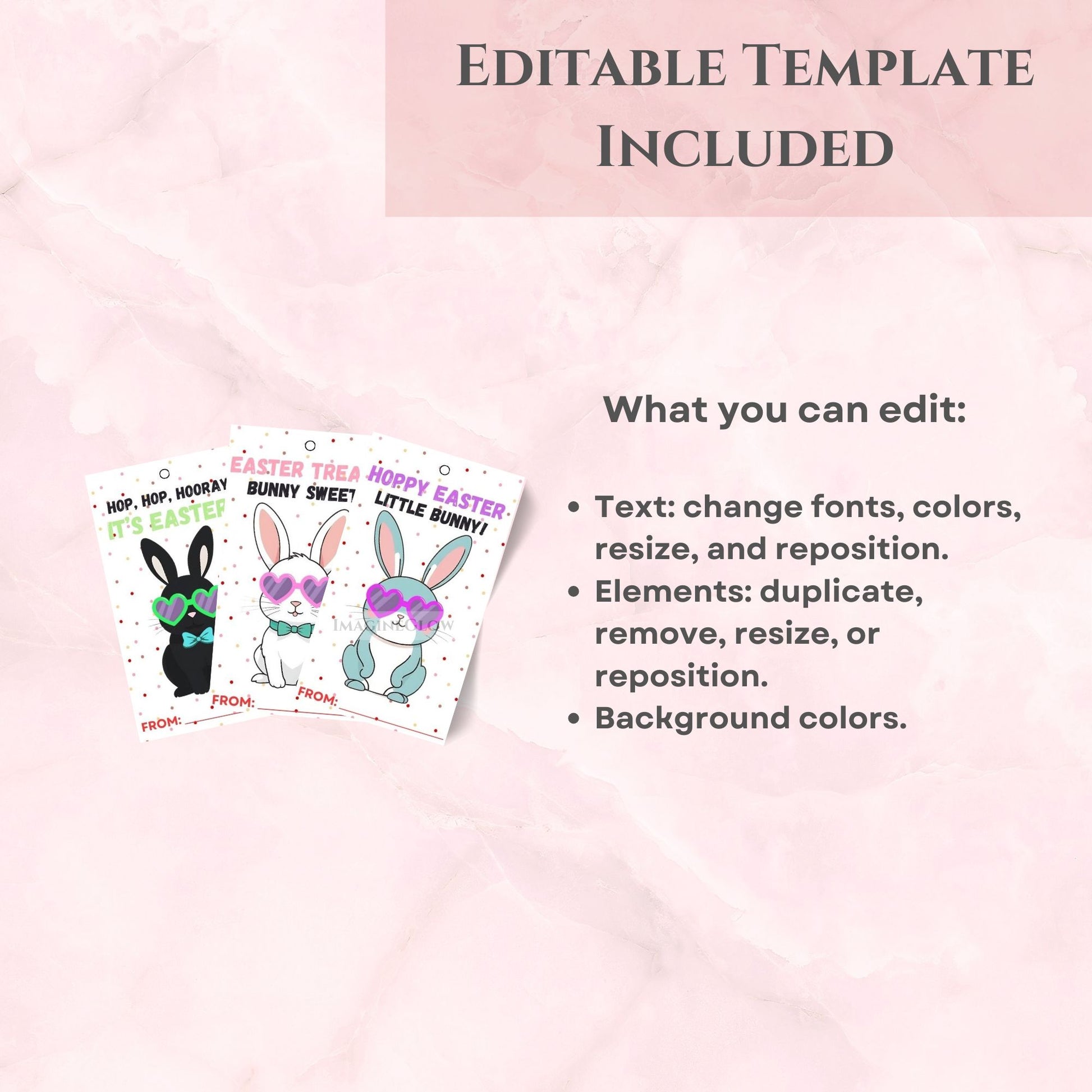 Cute Bunny Easter Basket Gift Tags - Digital Download
DIY Bunny Easter Greeting Cards for Classroom
Personalized Bunny Easter Gift Tags for Friends