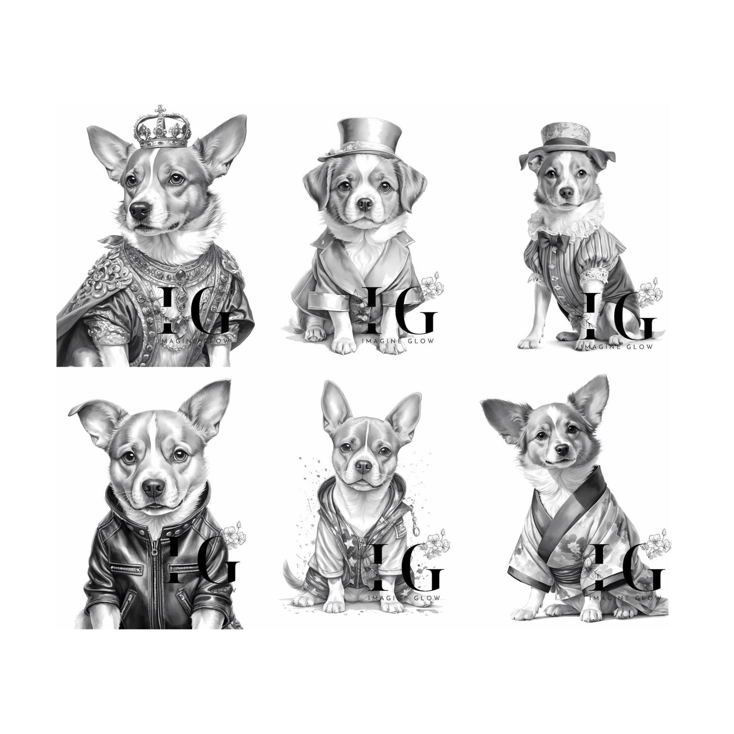 74 Halloween Costume Dogs Printable Coloring Pages