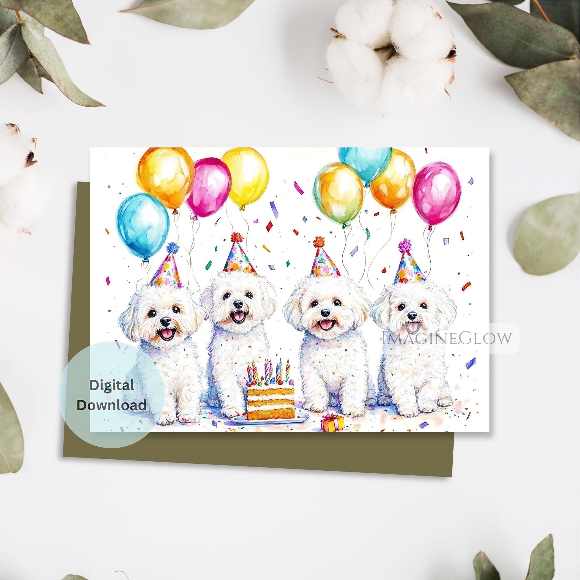 dog lover greeting card