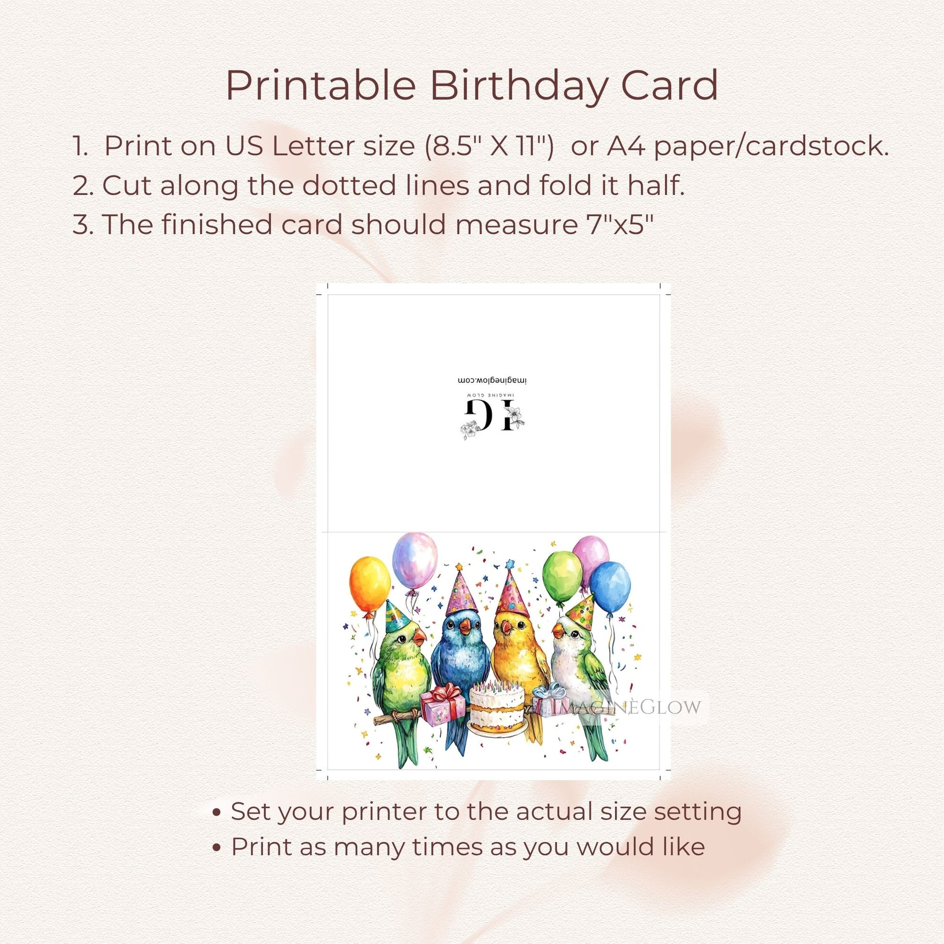 bird lover birthday card
sweet nature-inspired birthday card
romantic bird birthday card