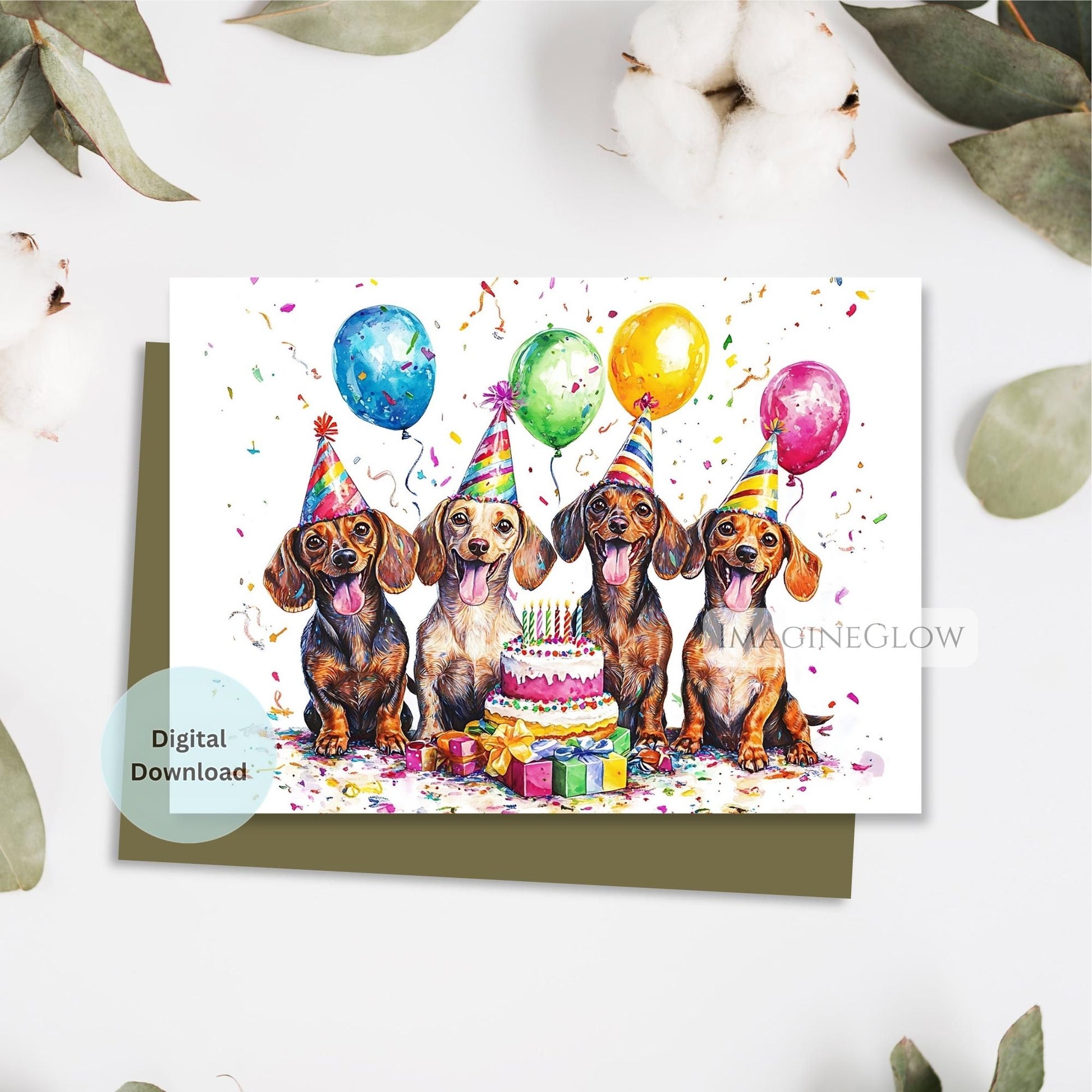 happy birthday card dachshund dog
printable wiener dog birthday card