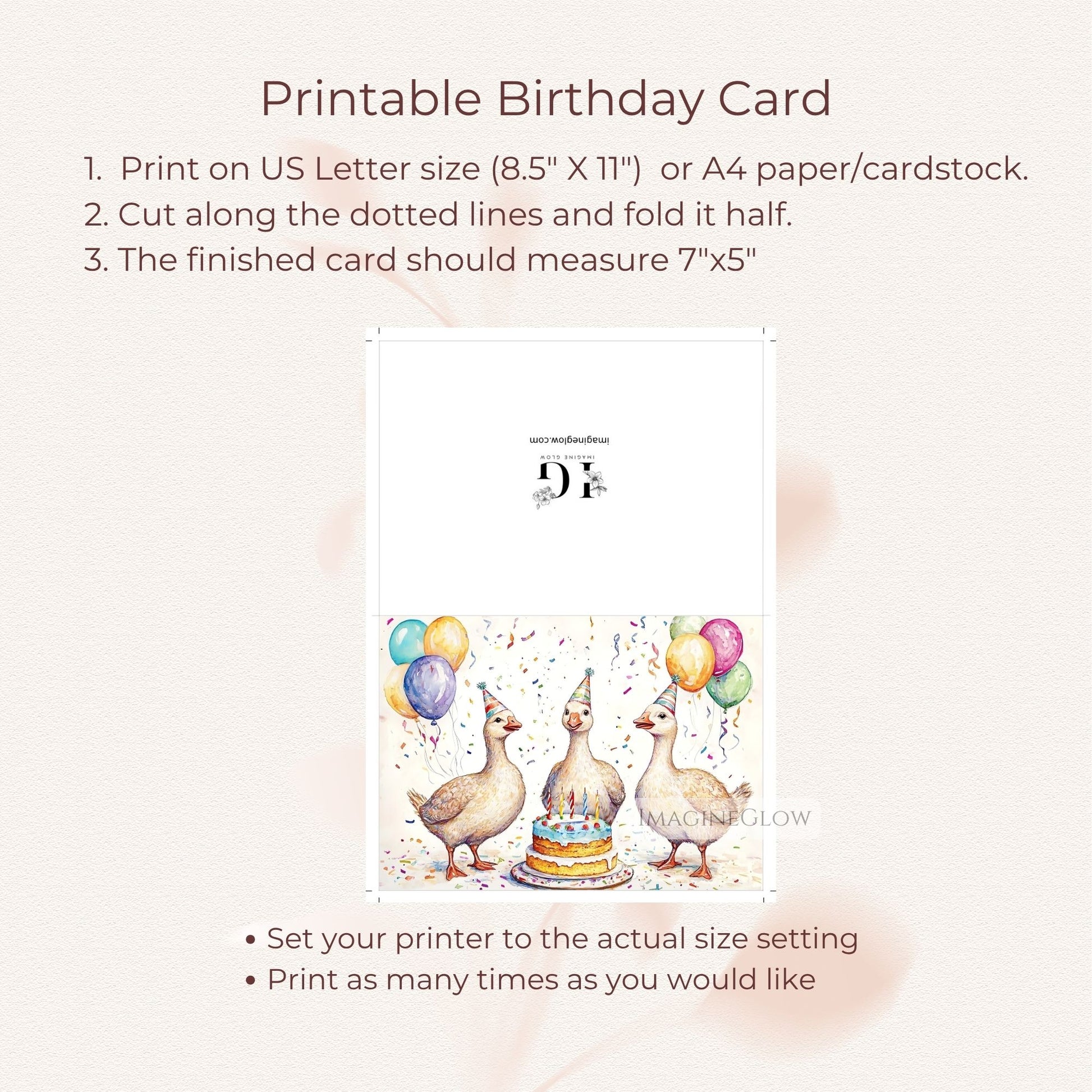 playful silly goose design