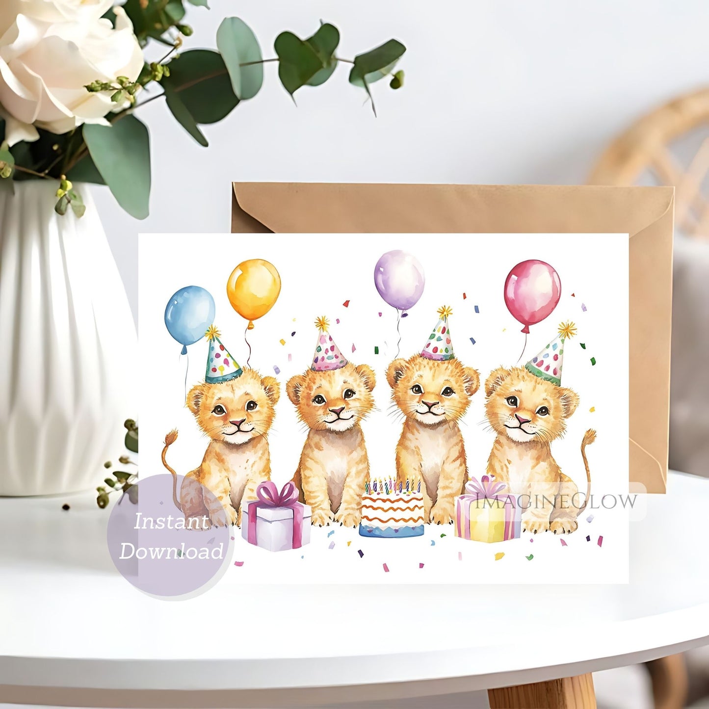 lion cub birthday card
cute lion cub birthday card
safari animal birthday card lion cub