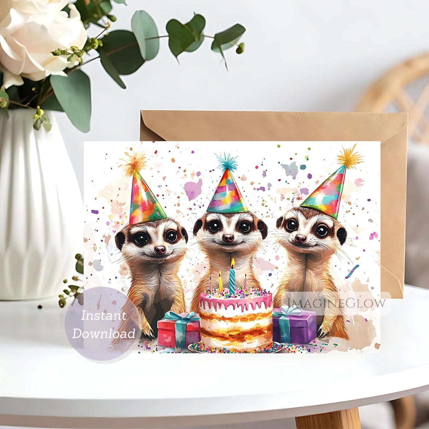 meerkat birthday card
cute meerkat greeting card
printable meerkat birthday card