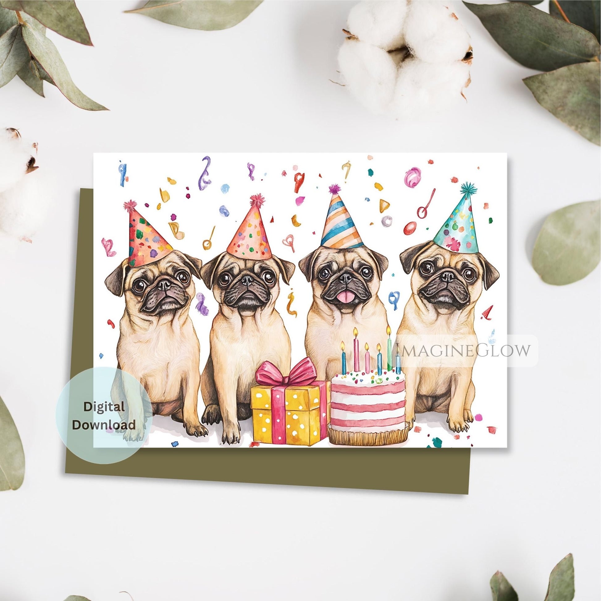 happy birthday pug card
digital pug card for birthdays