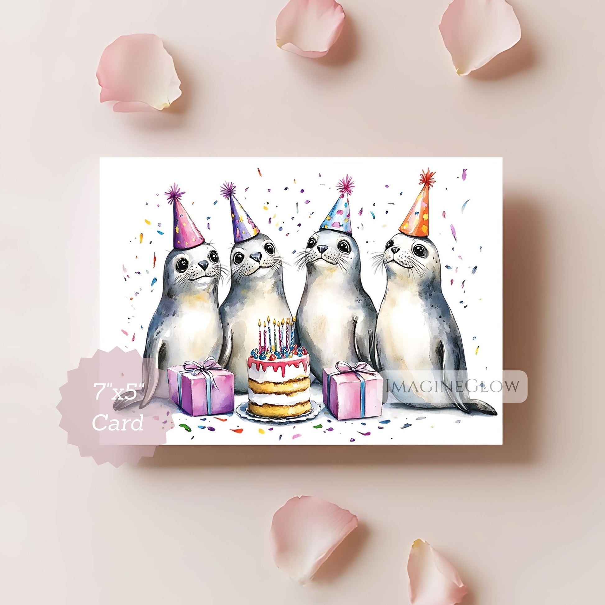 seal birthday card
ocean animal birthday card
printable seal card
cute seal greeting card