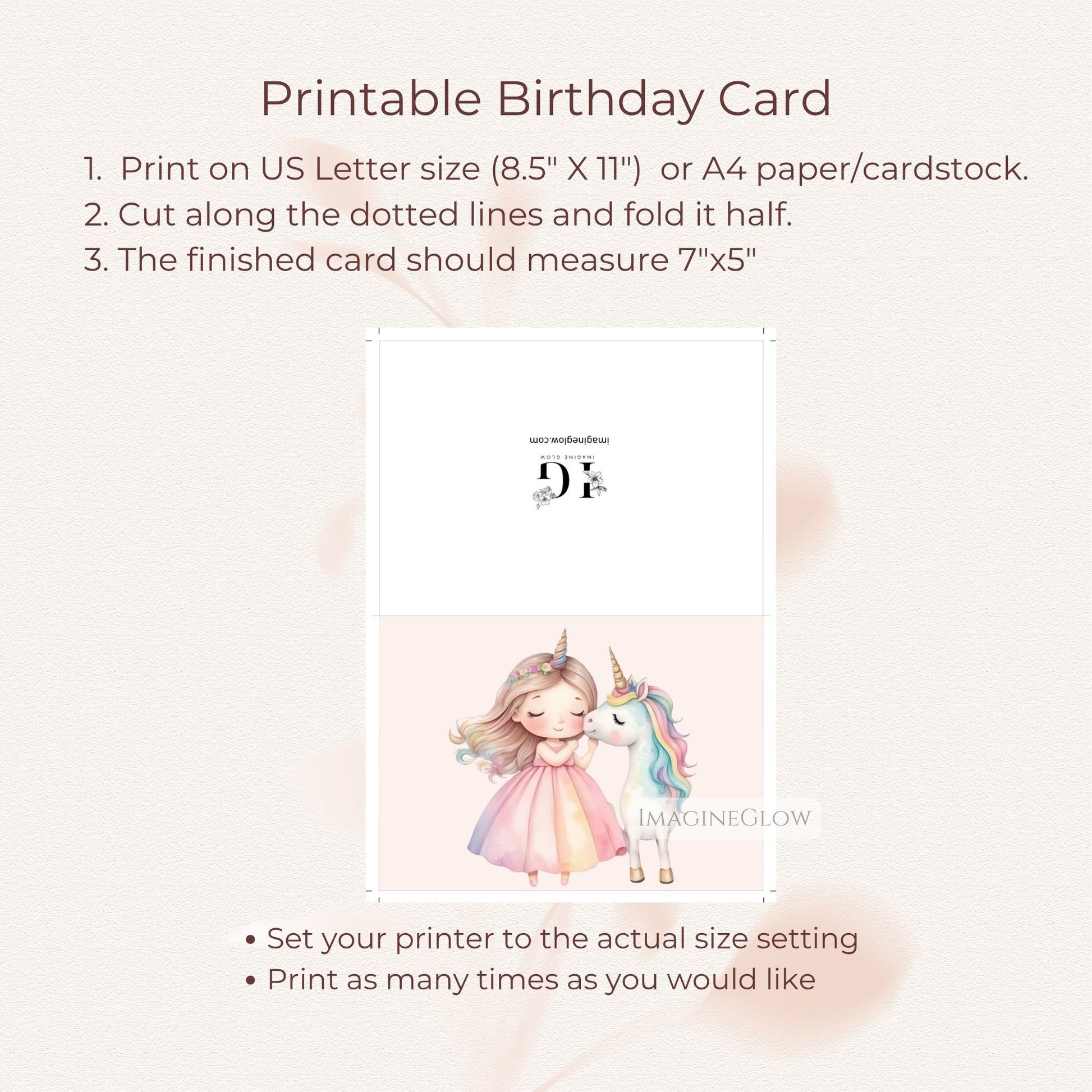 digital unicorn princess card
fairytale unicorn birthday card
princess themed birthday card