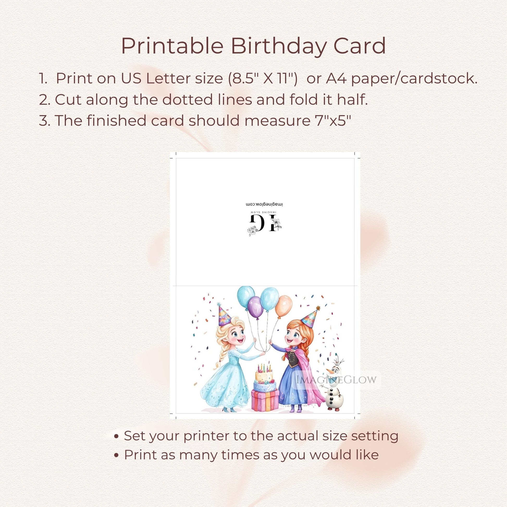 winter wonderland birthday card
frozen movie birthday card
girl birthday card with elsa