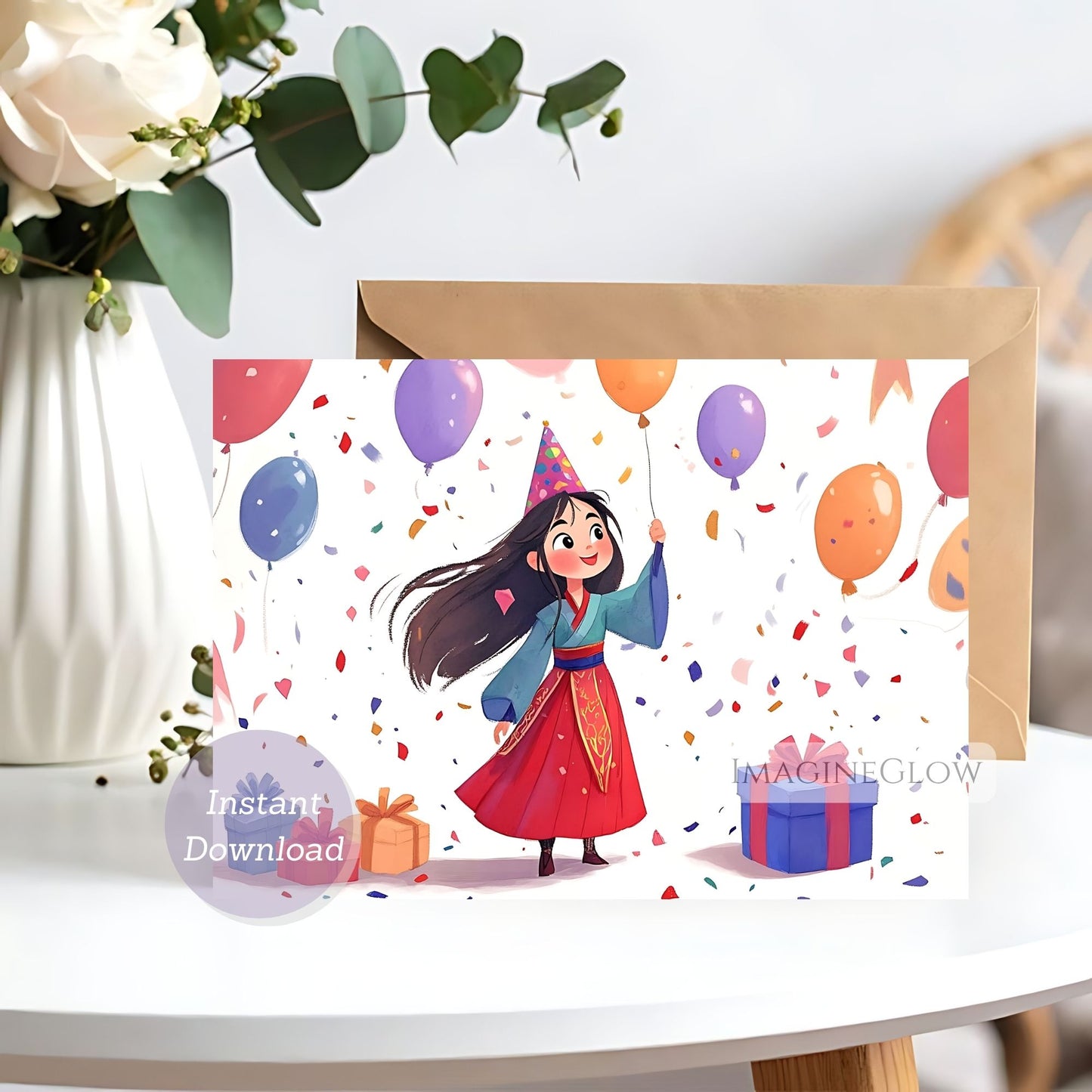 Mulan birthday card
Disney Mulan birthday card
Mulan warrior princess card
printable Mulan birthday card