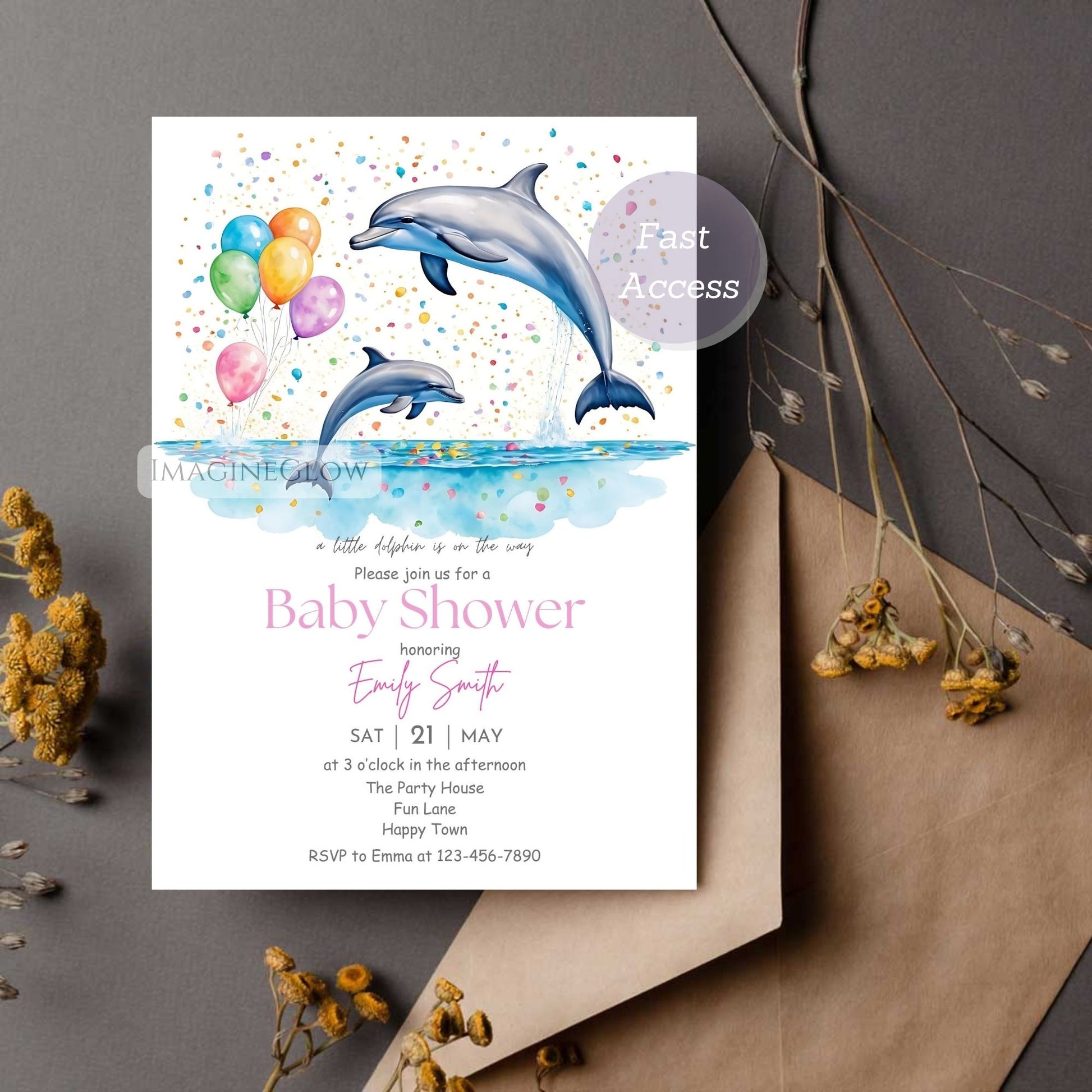 nautical baby shower design