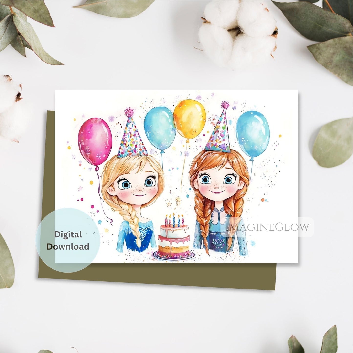 Frozen princess birthday card
Frozen themed birthday card
digital download Frozen card