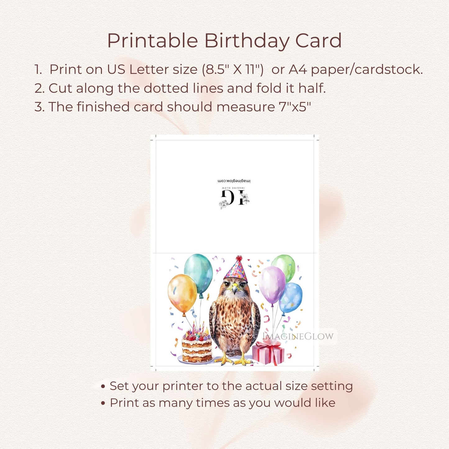 raptor birthday card
kids falcon birthday card
falcon illustration birthday card