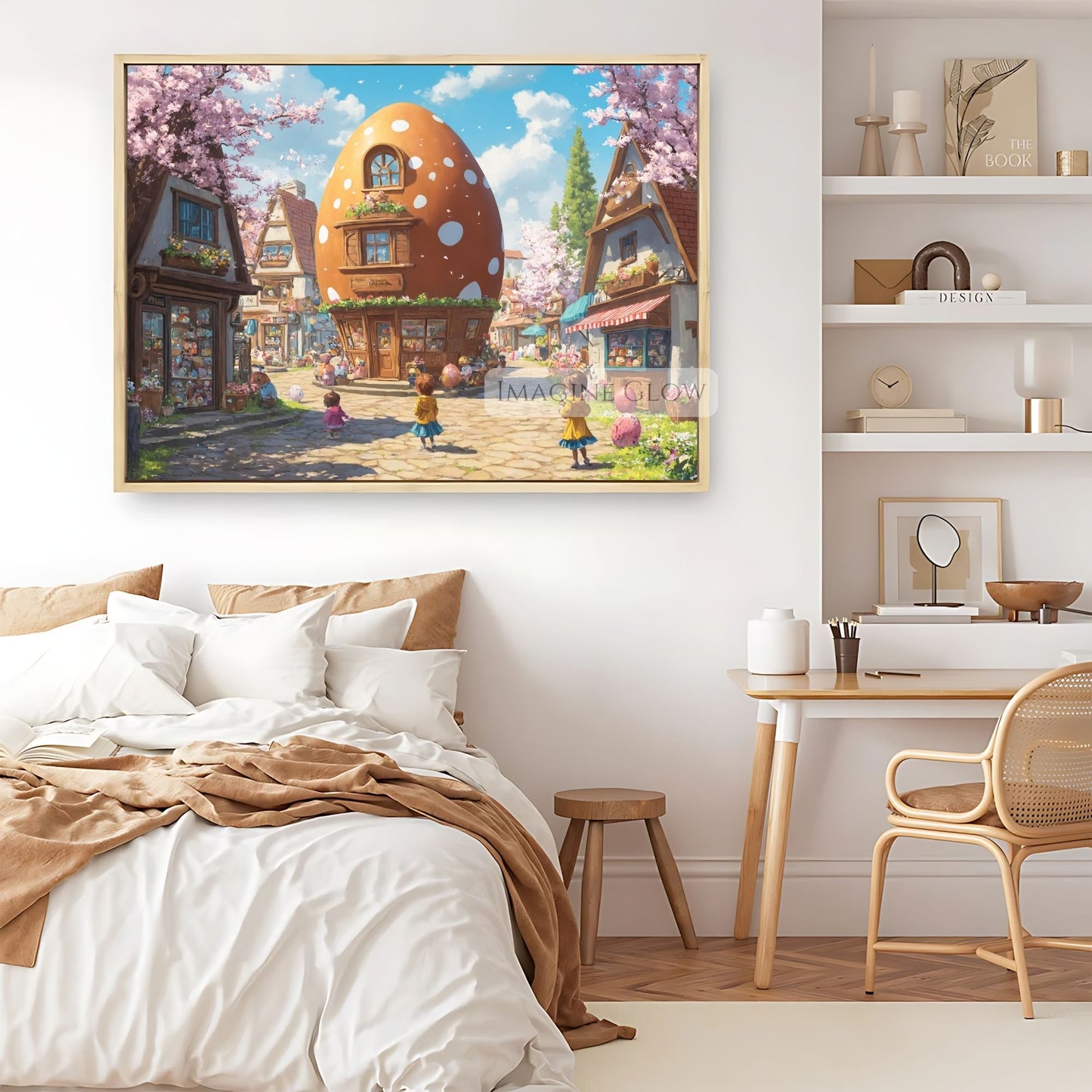 Bright Easter Street Art for Spring Decor