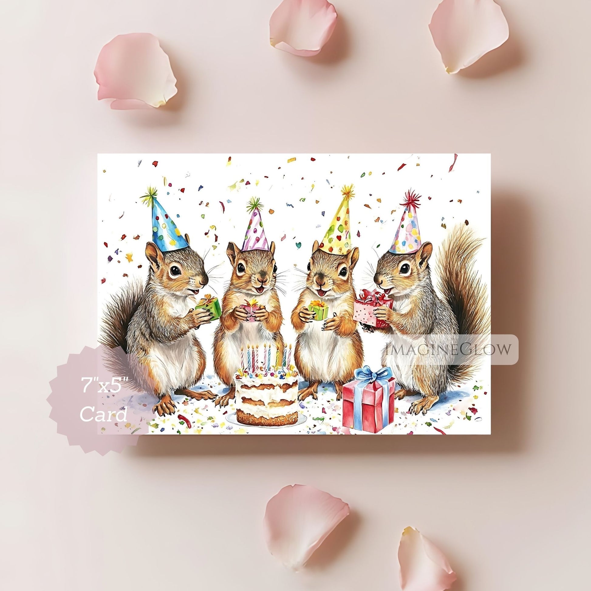 Woodland animal birthday greeting
Cute squirrel card for kids
Forest theme squirrel birthday card
Digital squirrel greeting card