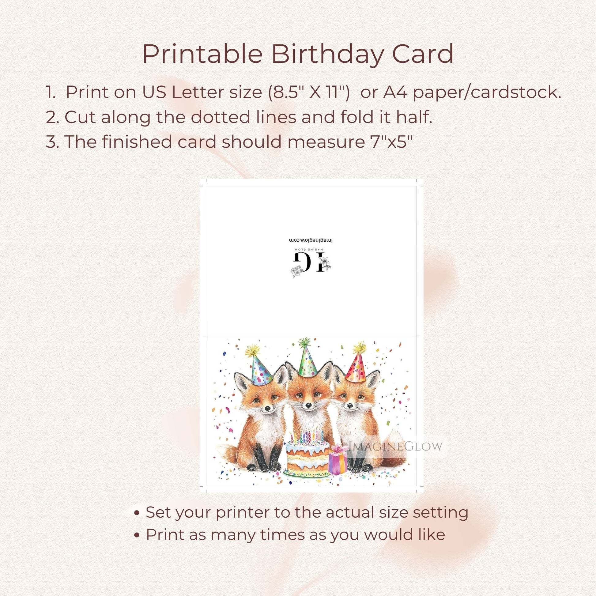 Fox lover birthday greeting
Woodland creature birthday printable
Fox art celebration card
Printable woodland birthday card