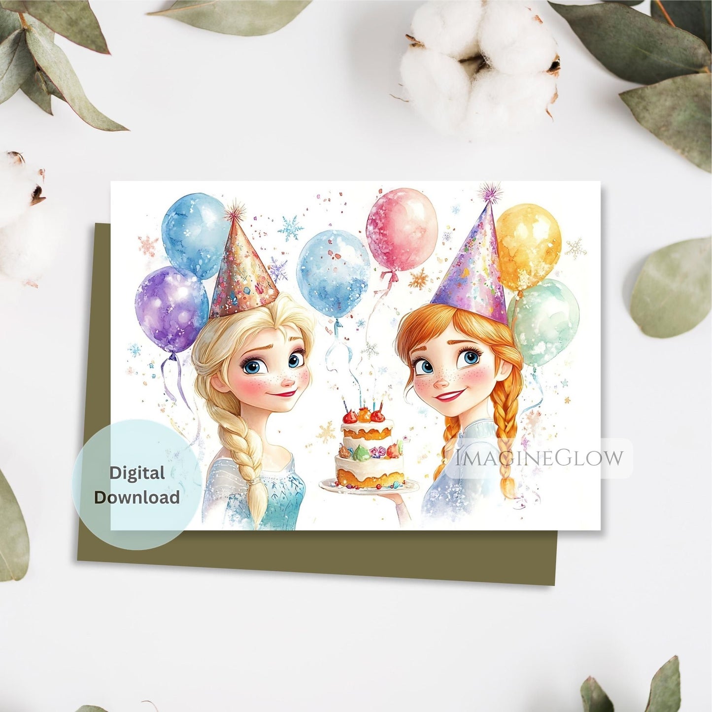 digital frozen greeting card
olaf birthday greeting card