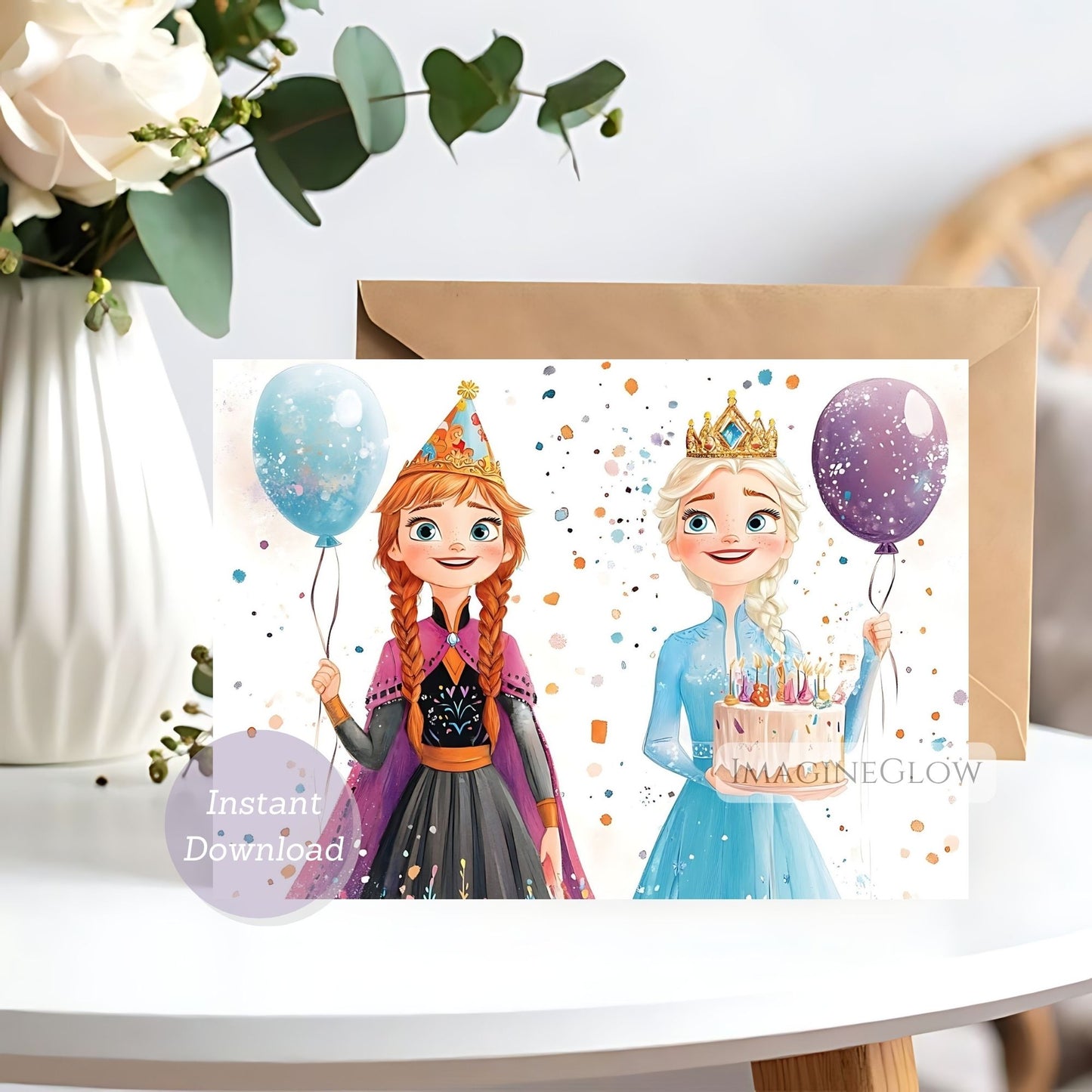 Anna birthday card digital
Olaf Frozen birthday card
winter wonderland birthday card
