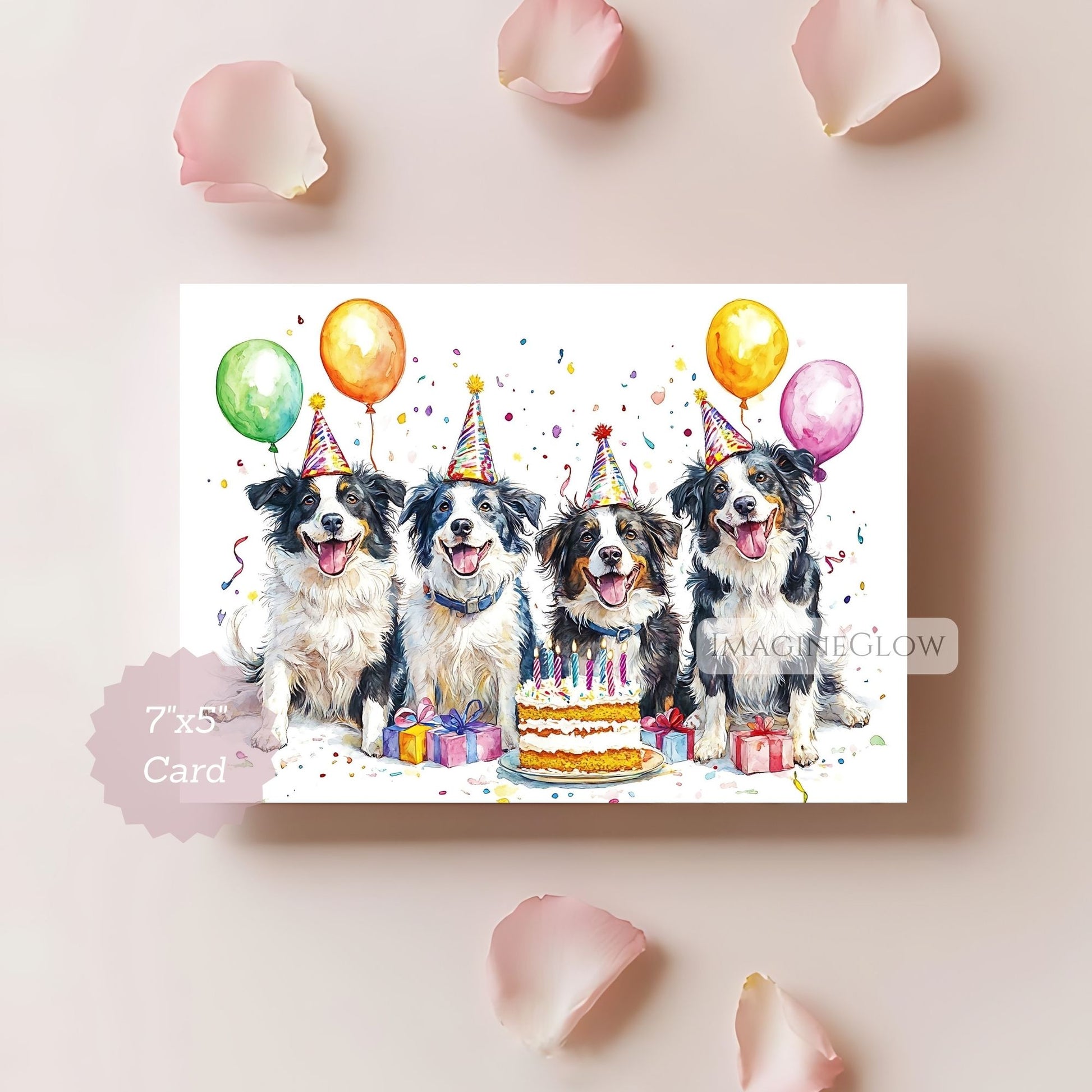 Border Collie card for dog lovers
funny Border Collie birthday card