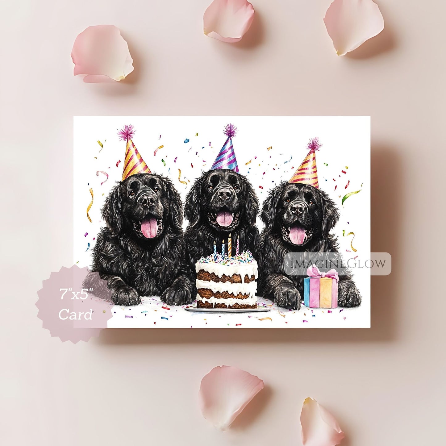 big dog birthday card
newfoundland dog printable card