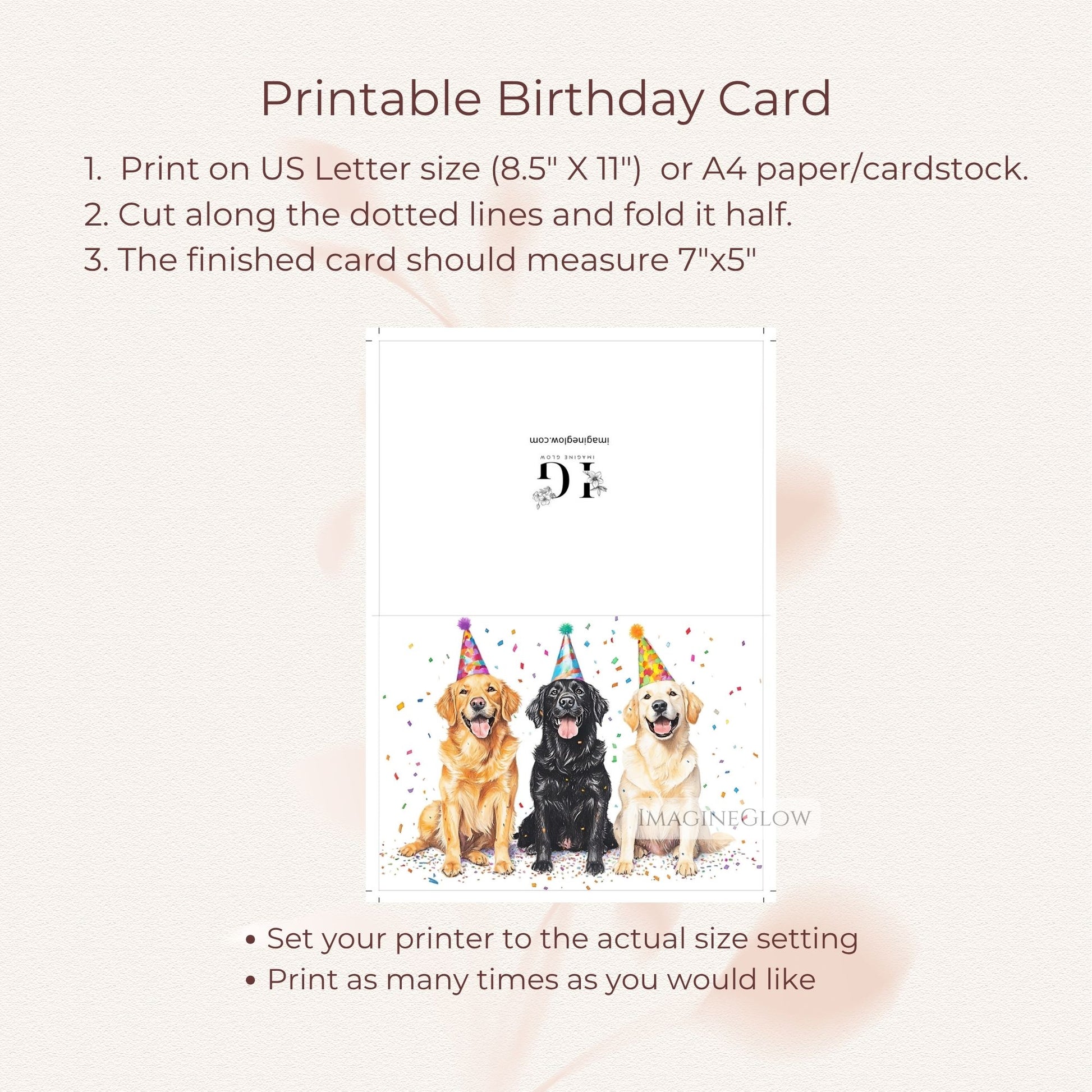funny Golden Retriever card
Golden Retriever digital card
Golden Retriever puppy card printable