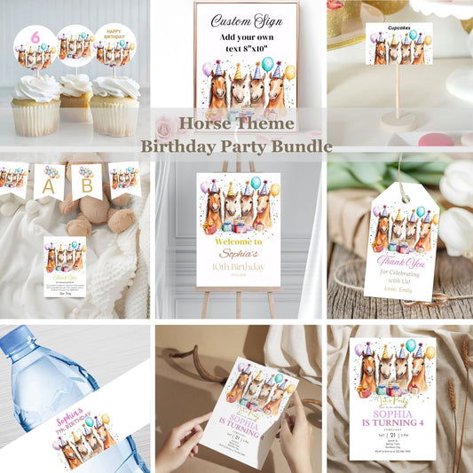 Horse birthday party bundle pony decorations