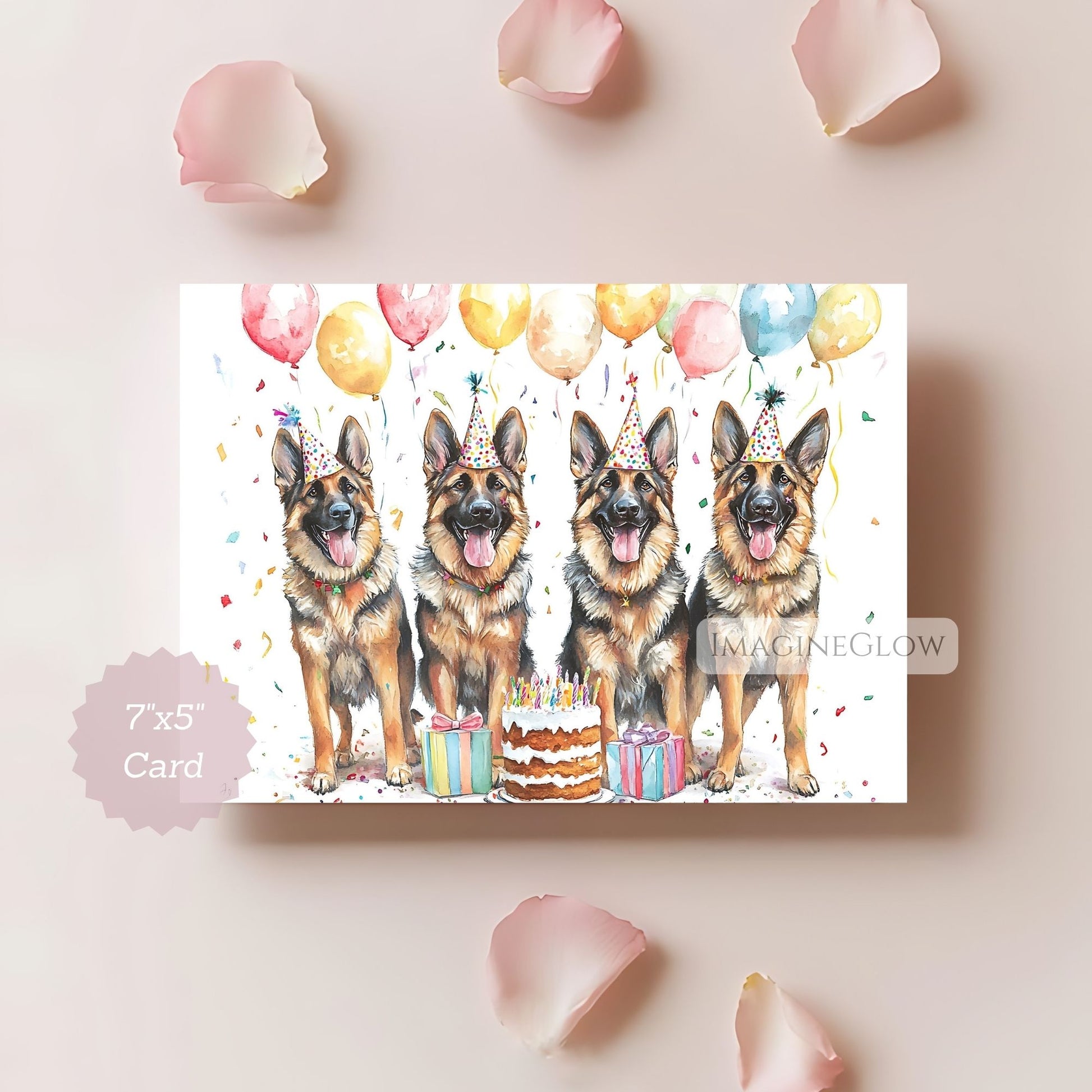 birthday card for german shepherd owner