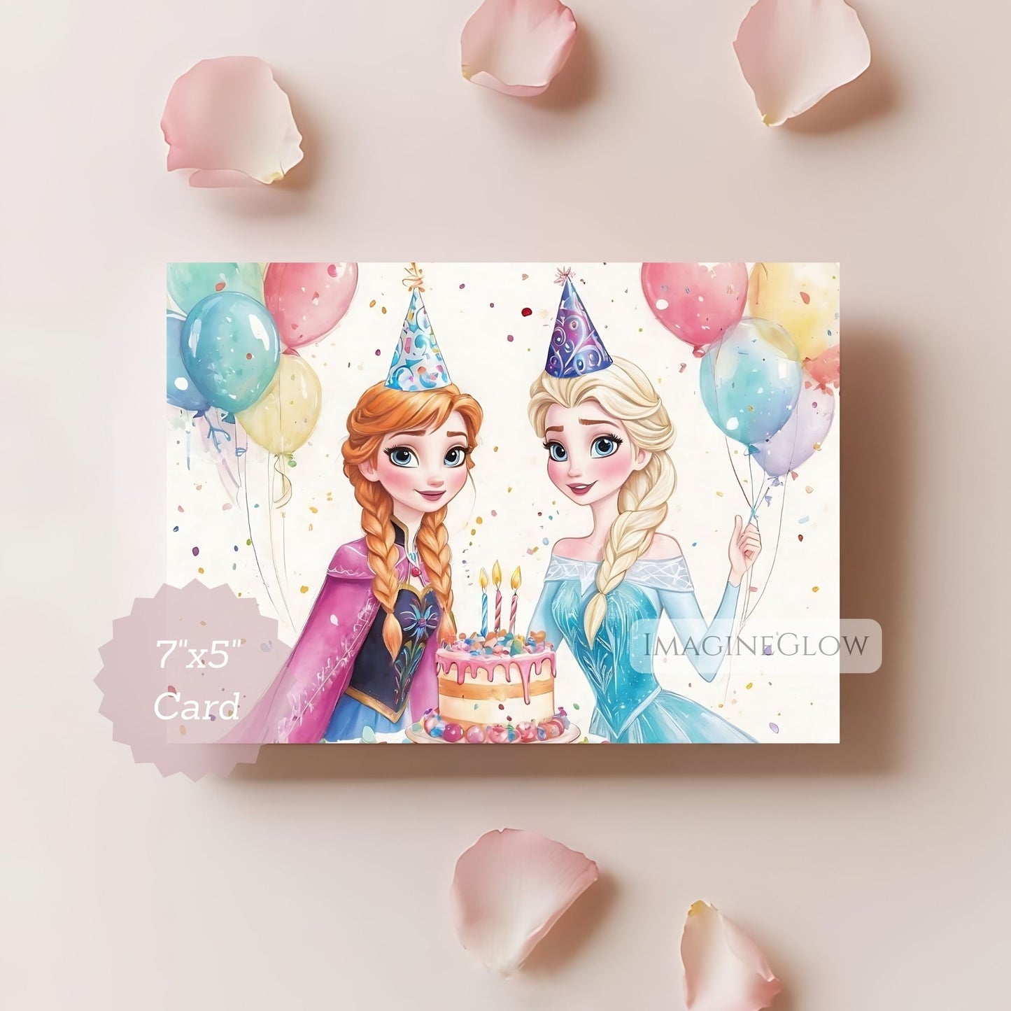 Digital printable Frozen birthday card
Frozen princess birthday greeting card