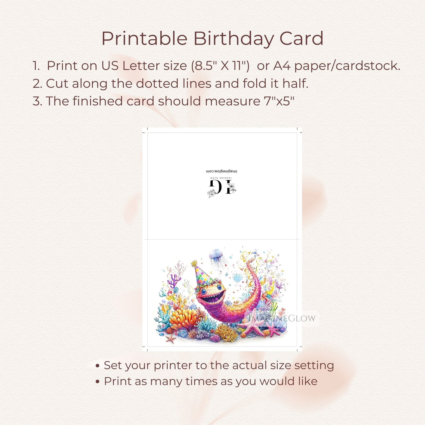 Funny eel underwater birthday card
Humorous ocean animal birthday greeting
Eel birthday card for kids and adults
Printable funny underwater animal birthday card
Playful eel birthday card digital download
Funny sea creature birthday card
Underwater eel birthday greeting card
Birthday card featuring funny eel illustration
Ocean-themed humorous birthday card
Printable funny eel birthday card