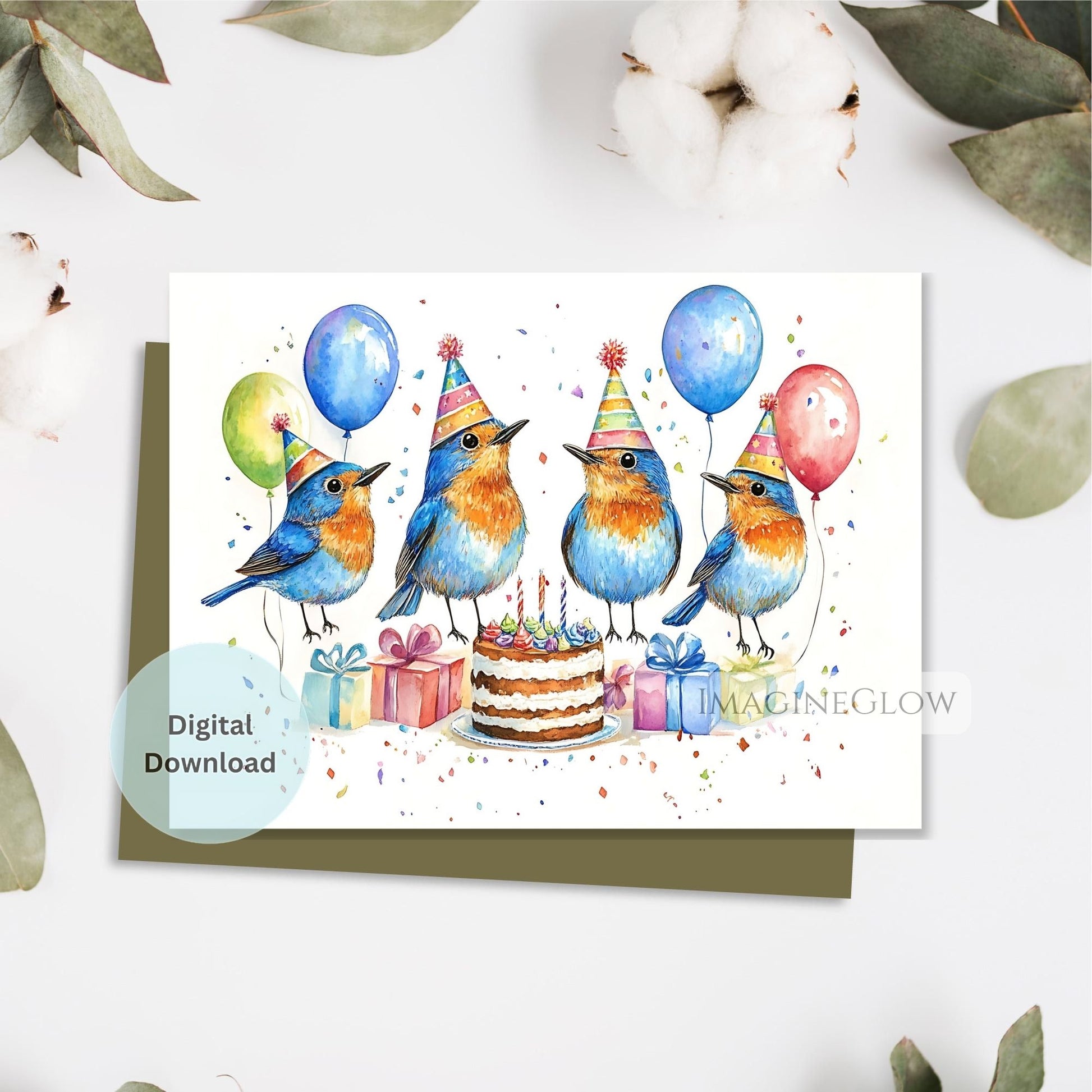 bluebird birthday card
printable bluebird greeting card
nature inspired birthday card
