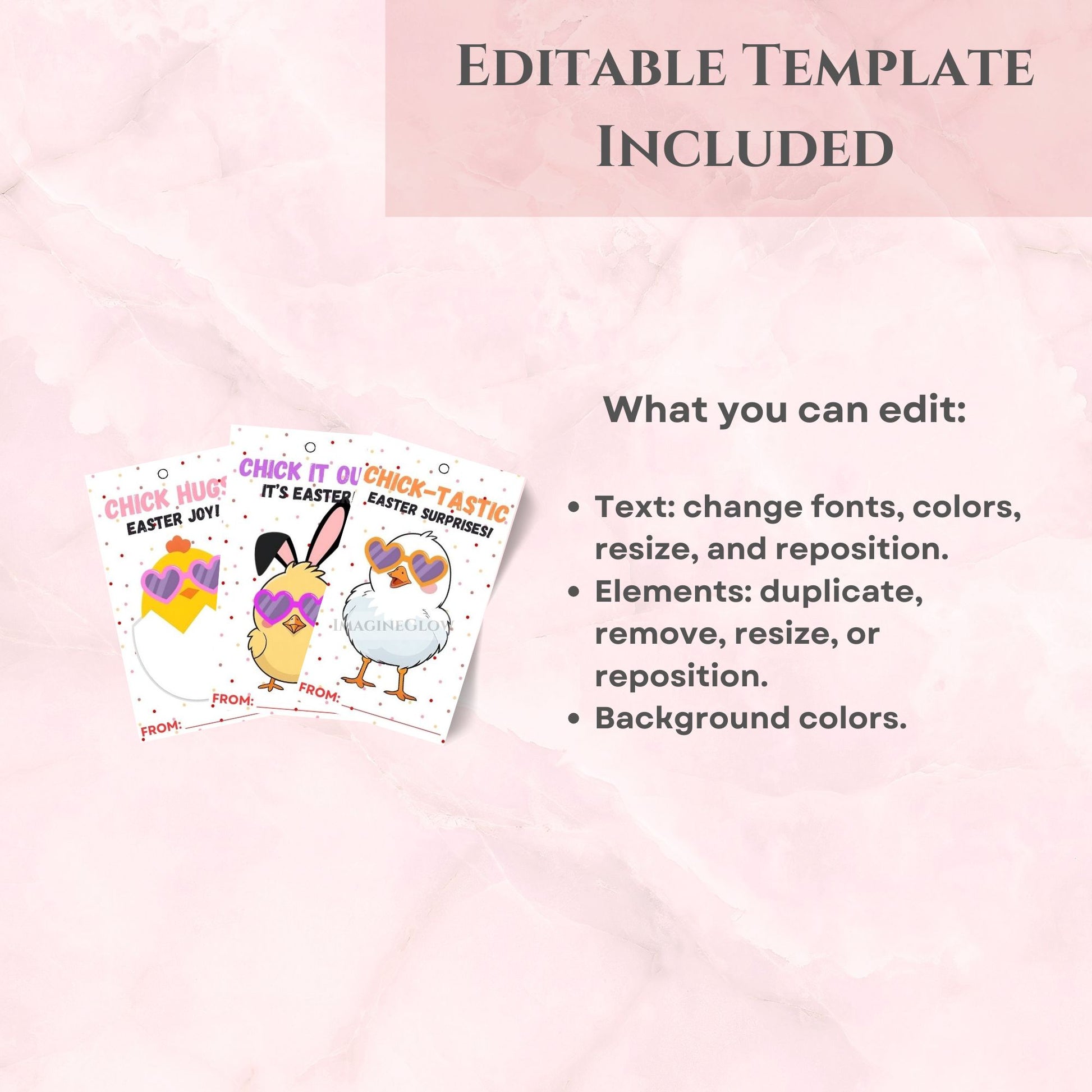 Spring Baby Chick Easter Basket Gift Tags - Digital Download
DIY Chick Easter Greeting Cards for Classroom