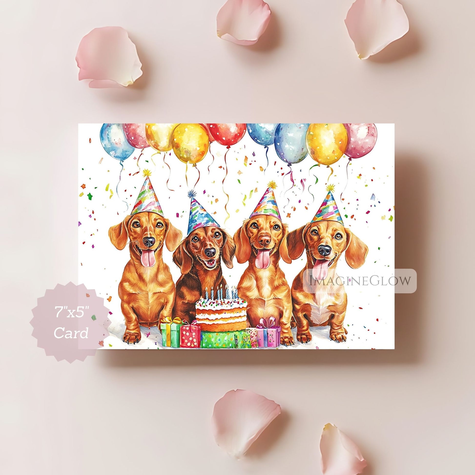 foldable dachshund greeting card
dachshund lover gift card