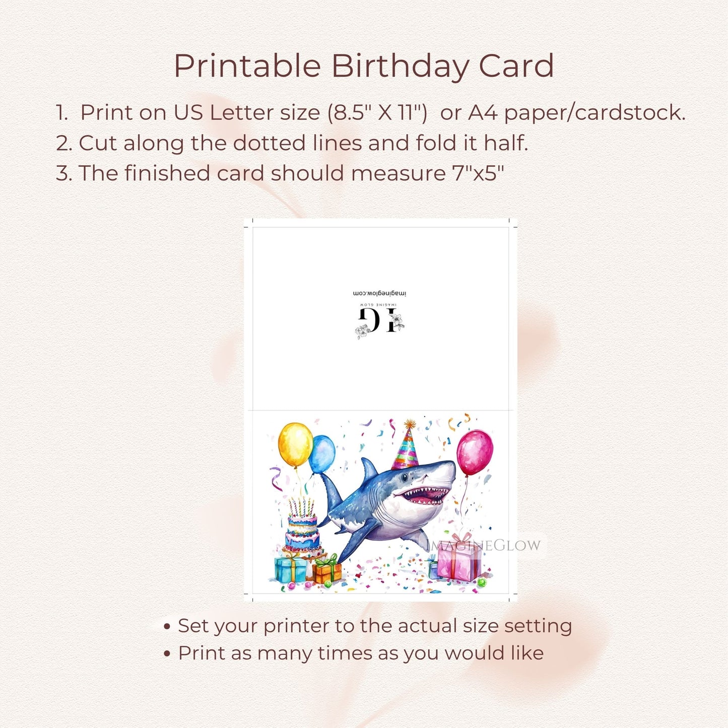 digital shark birthday greeting card
friendly shark birthday card design
kids ocean animal birthday card
shark birthday card digital download