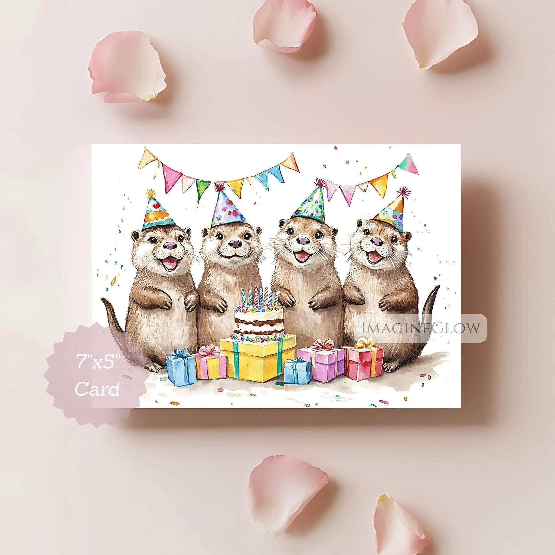 digital sea otter birthday card
printable otter card for kids