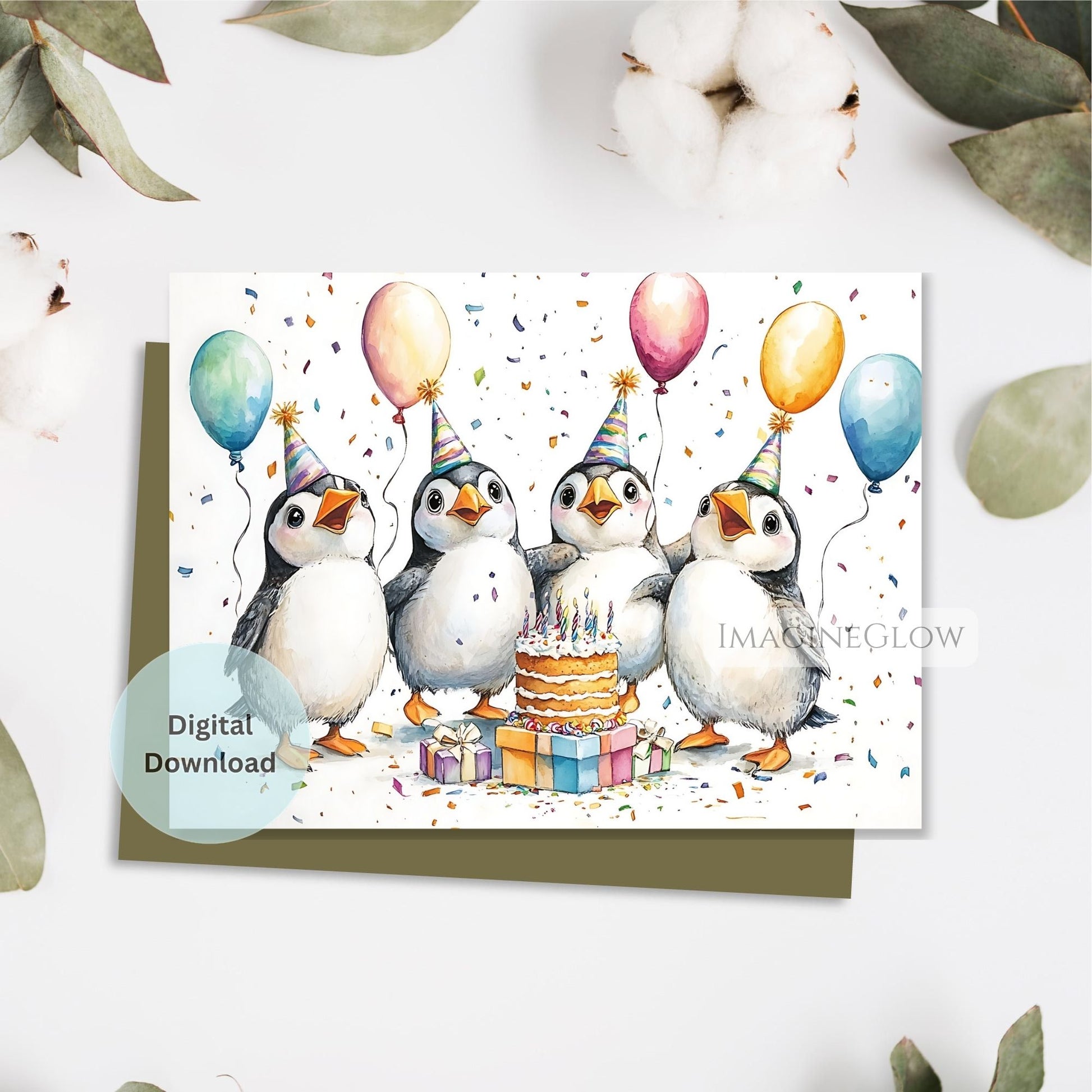 puffin card for bird lovers
cute puffin digital birthday card
printable ocean bird birthday card
puffin birthday wishes nature theme