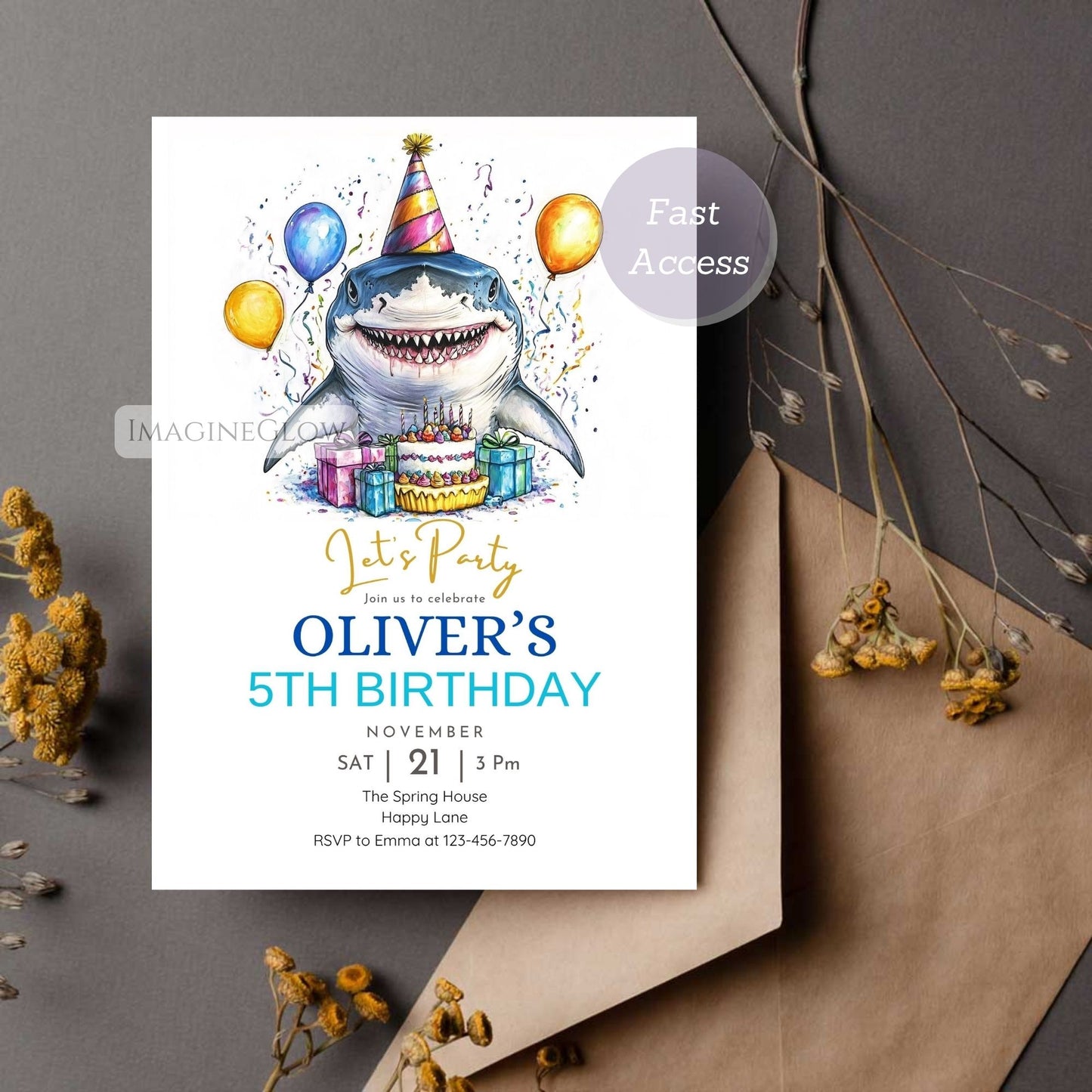 shark pool party birthday invite
printable shark ocean party evite