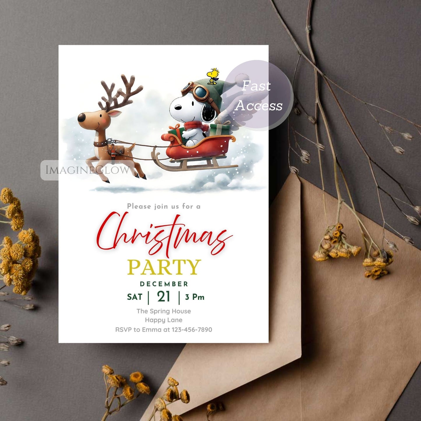 snoopy christmas party invitation
peanuts snoopy birthday invitation