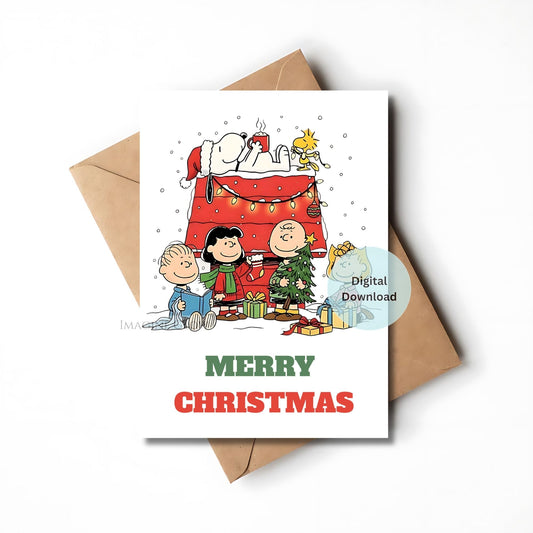 snoopy christmas folded card printable
snoopy holiday ecard digital