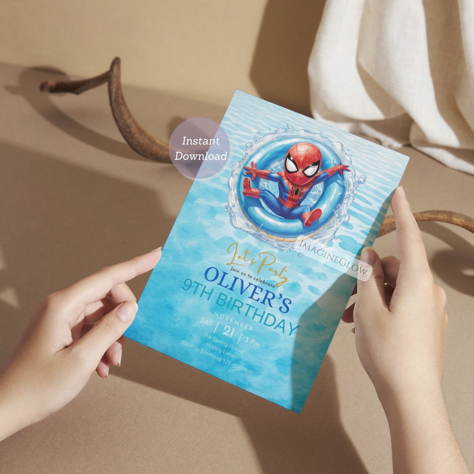 editable spiderman birthday card
marvel birthday pool party evite