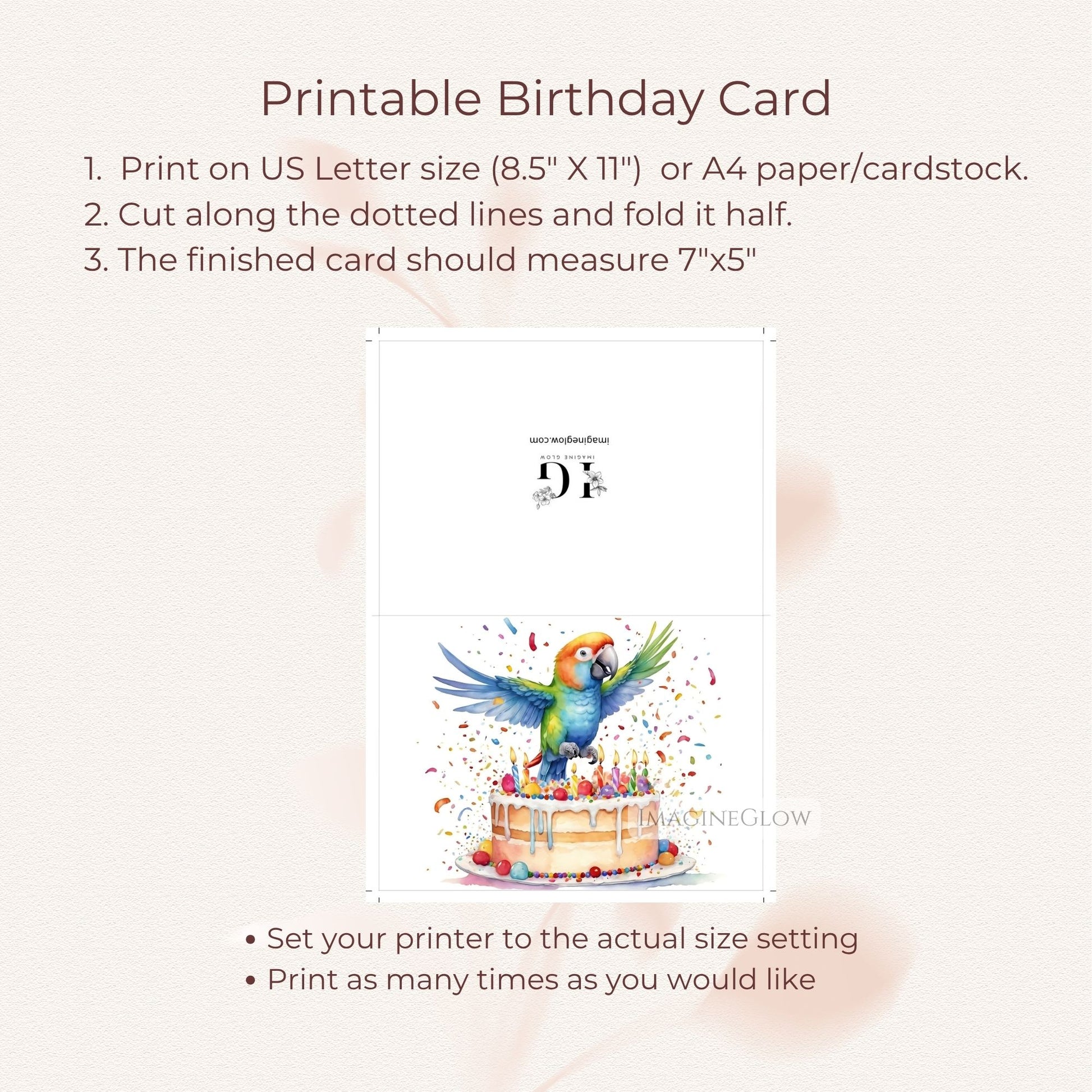 digital parrot birthday card
tropical animal card for birthday
bird lover printable birthday card
parrot themed birthday greeting
jungle party parrot card
printable card for bird lovers
vibrant parrot card for kids
fun tropical bird birthday card