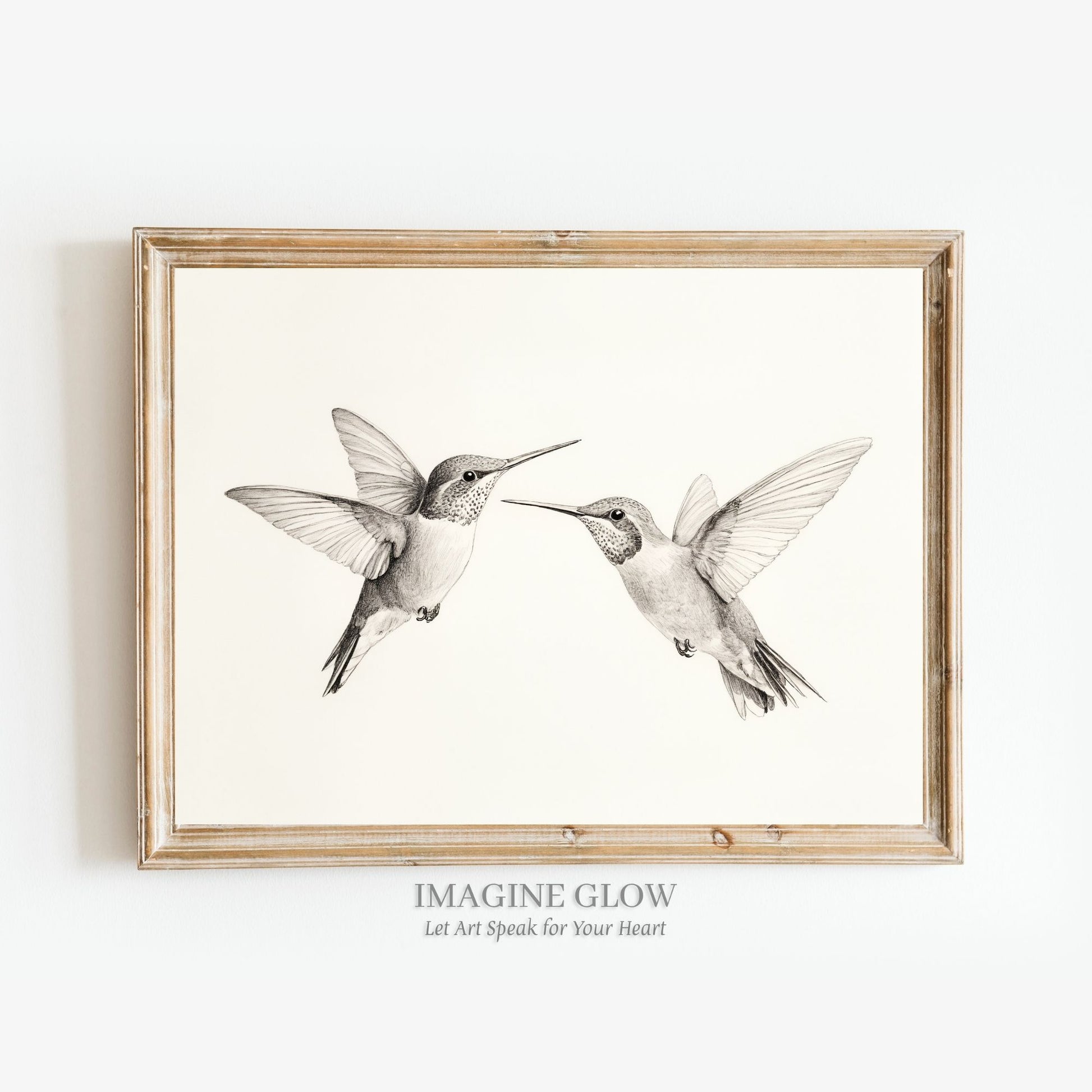 Hummingbird sketch in fine detail, perfect for nature art lovers.