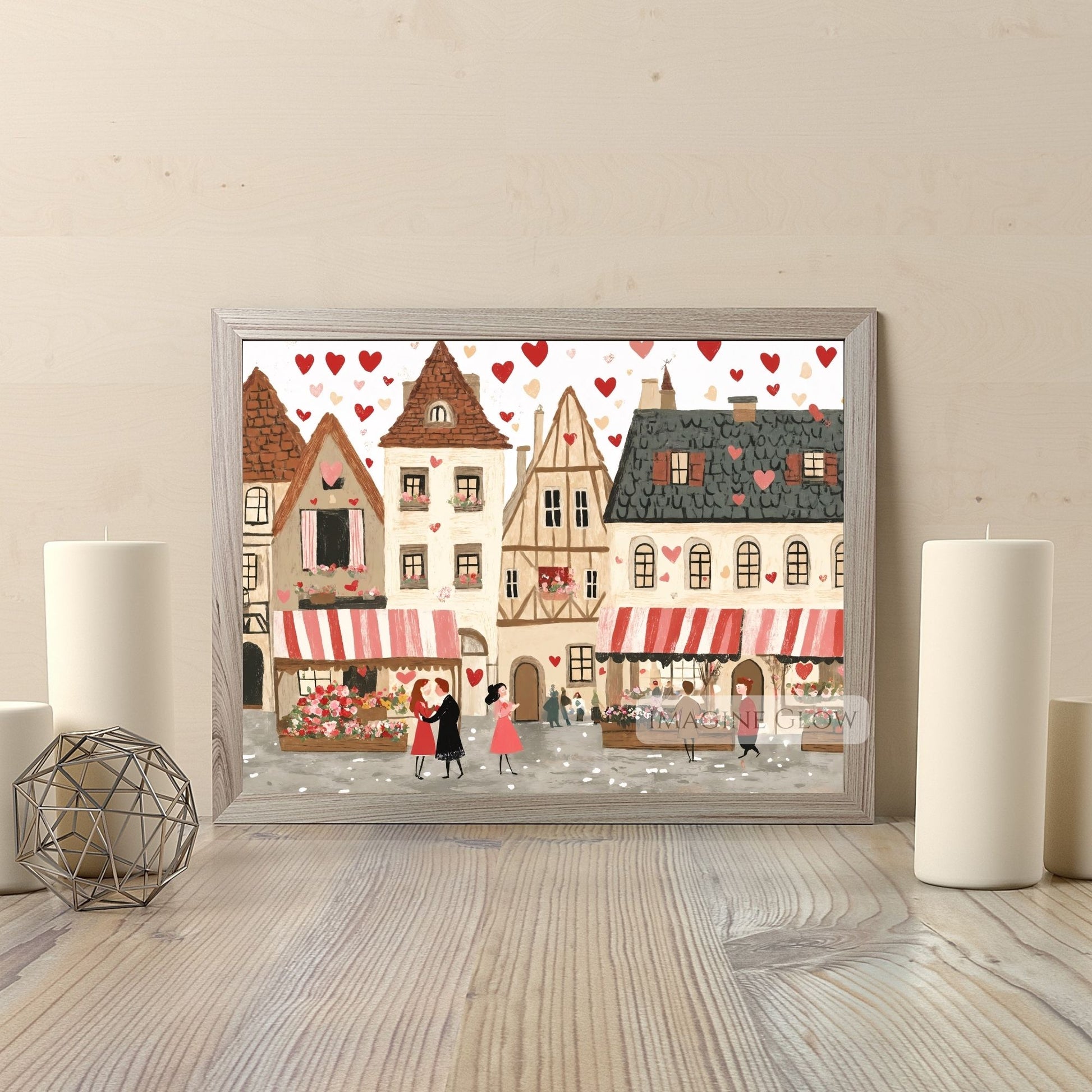 Romantic Valentine's Day artwork for your home or a gift